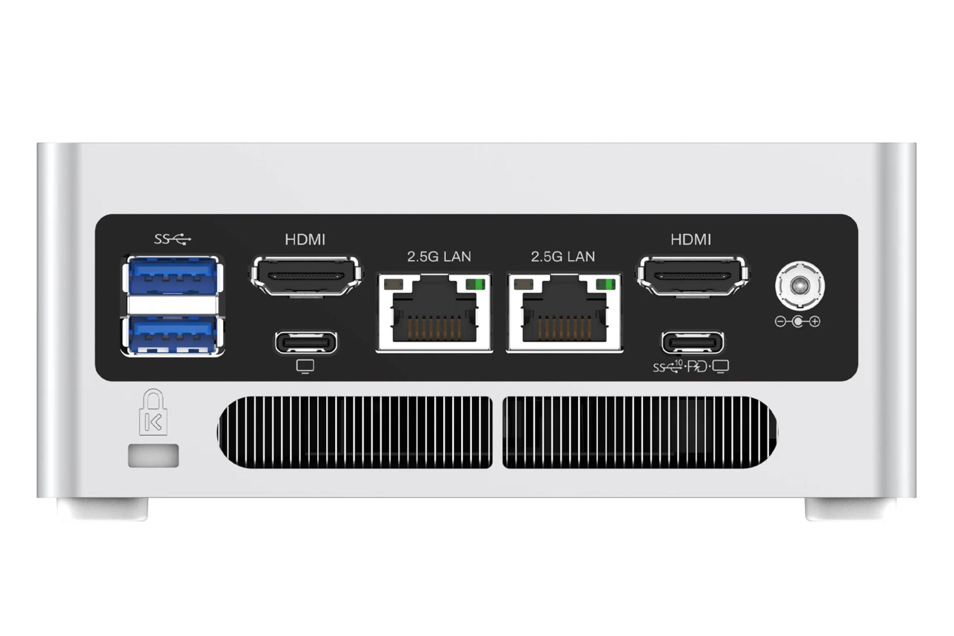 نمای پشت کامپیوتر کوچک NAB9 مینیس فروم