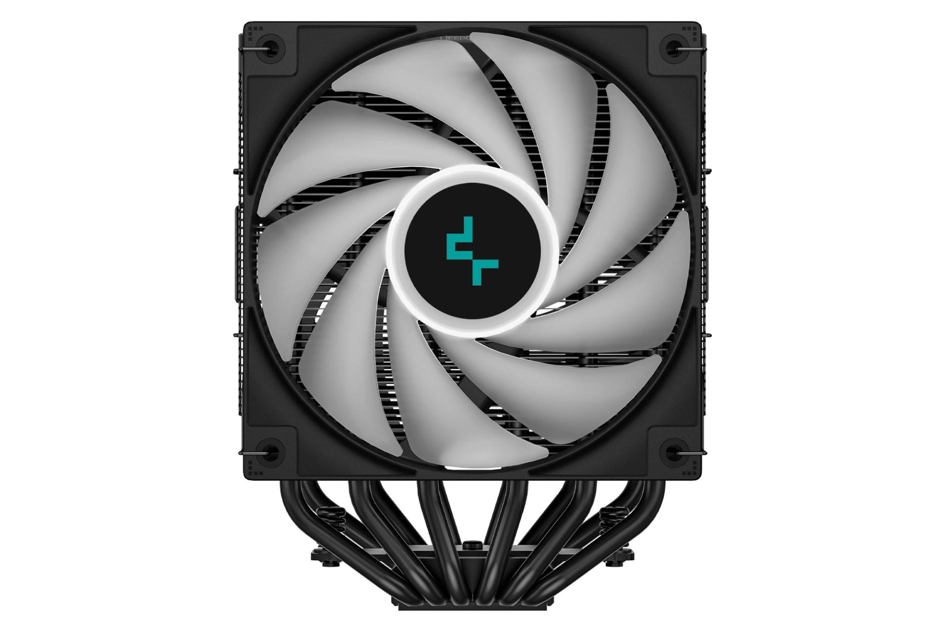 خنک کننده پردازنده دیپ کول AG620 DIGITAL BK ARGB نمای روبرو