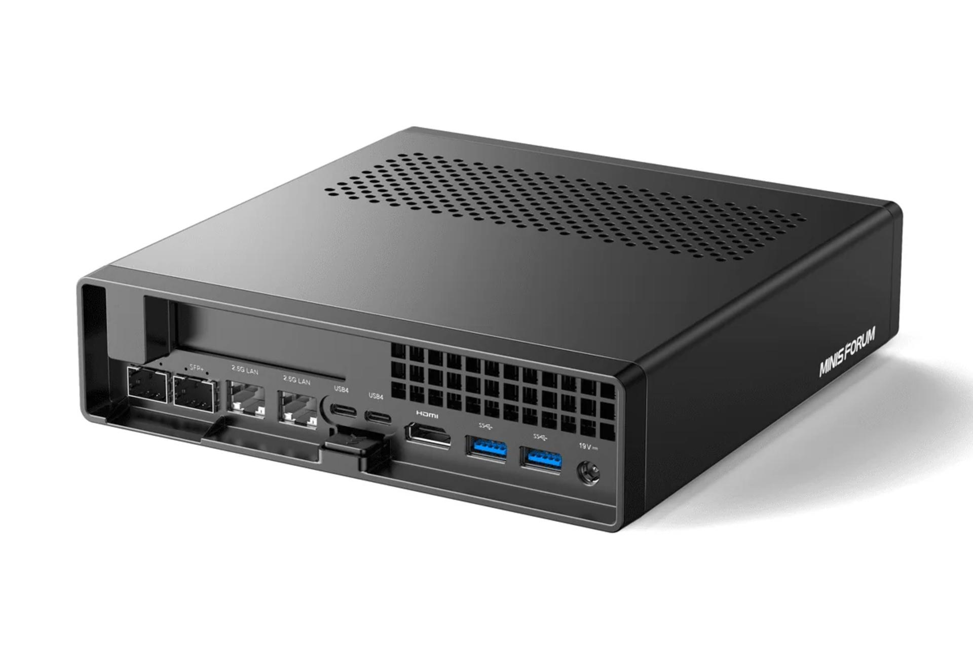 نمای پشت کامپیوتر کوچک MS-01 Workstation مینیس فروم