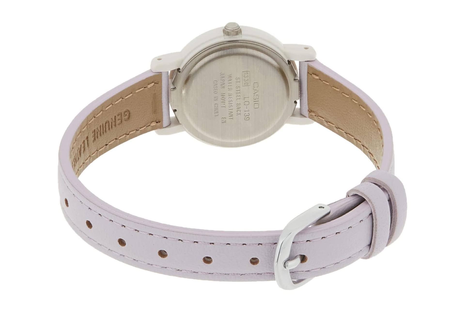پشت ساعت مچی زنانه کاسیو Casio Pop LQ-139L-6B