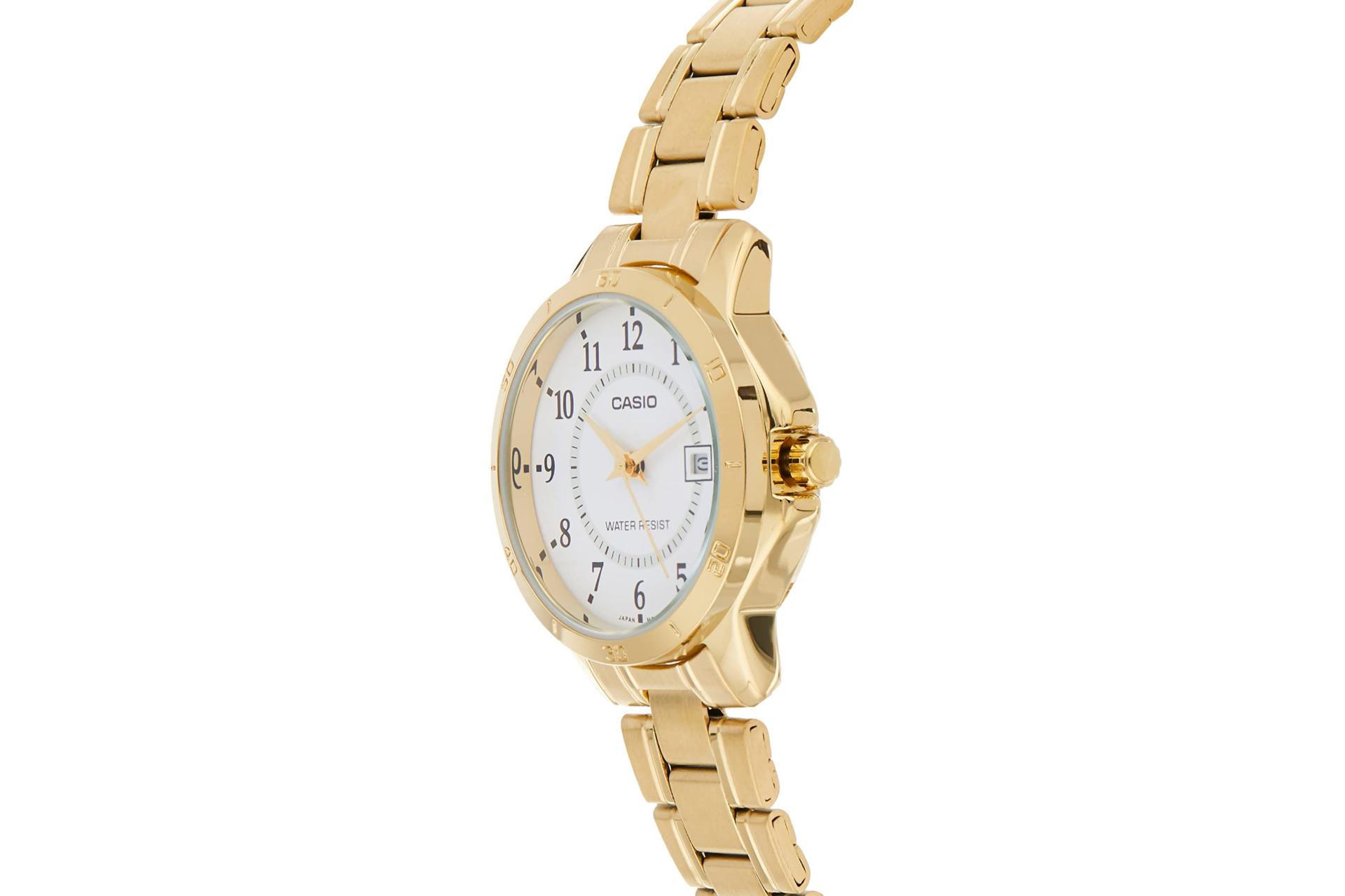 نمای جانبی ساعت مچی زنانه کاسیو Casio Standard LTP-V004G-7B