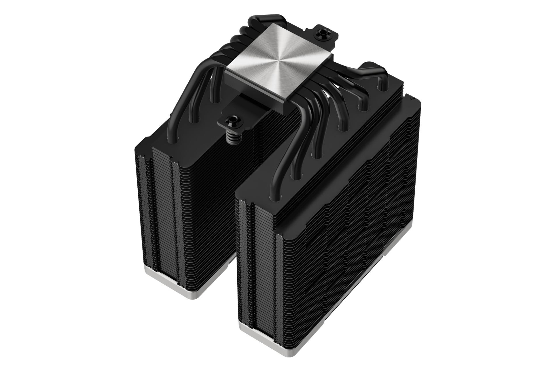 نمای پایین خنک کننده پردازنده دیپ کول AK620 ZERO DARK