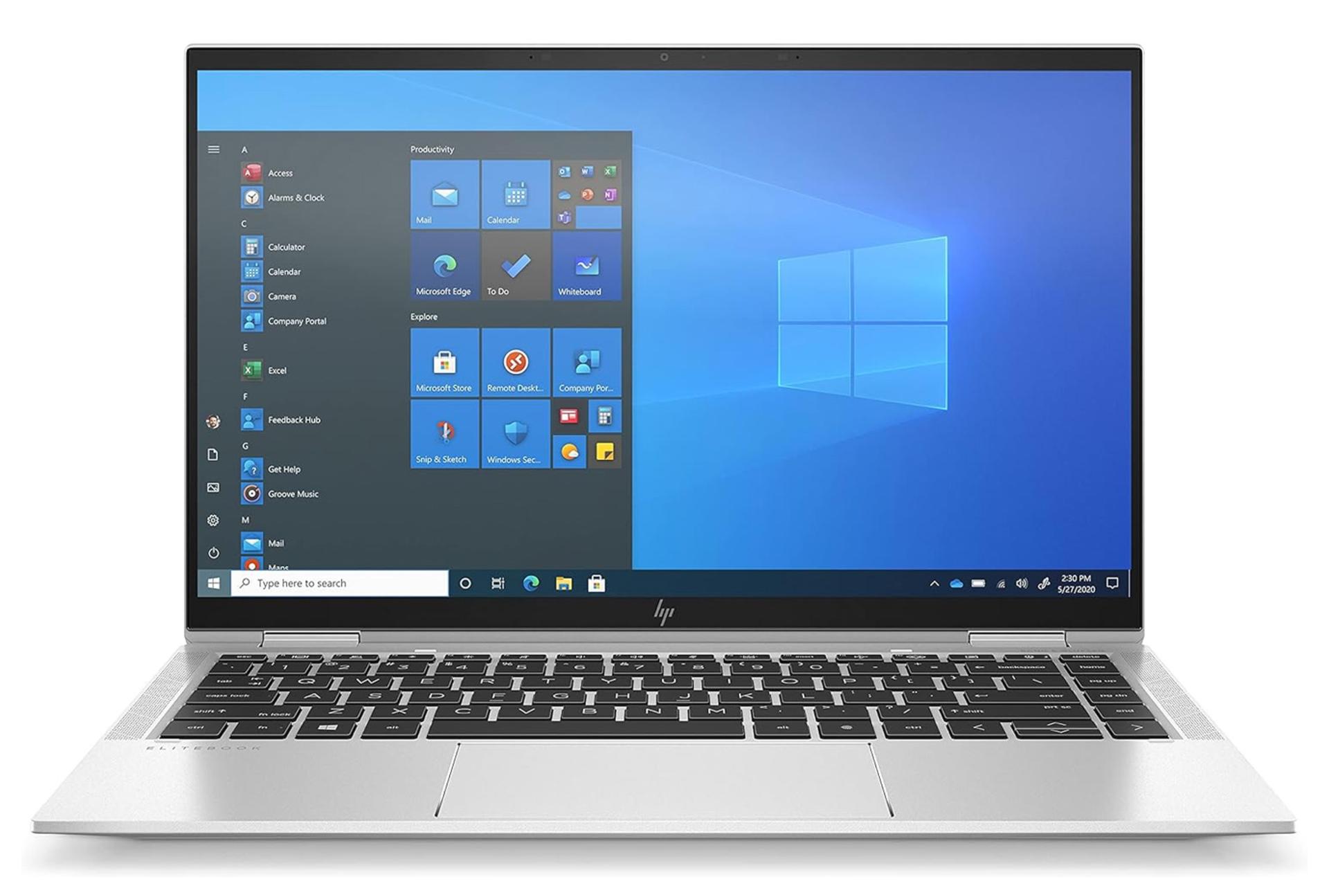 لپ تاپ EliteBook x360 1040 G8 اچ پی نمای روبرو