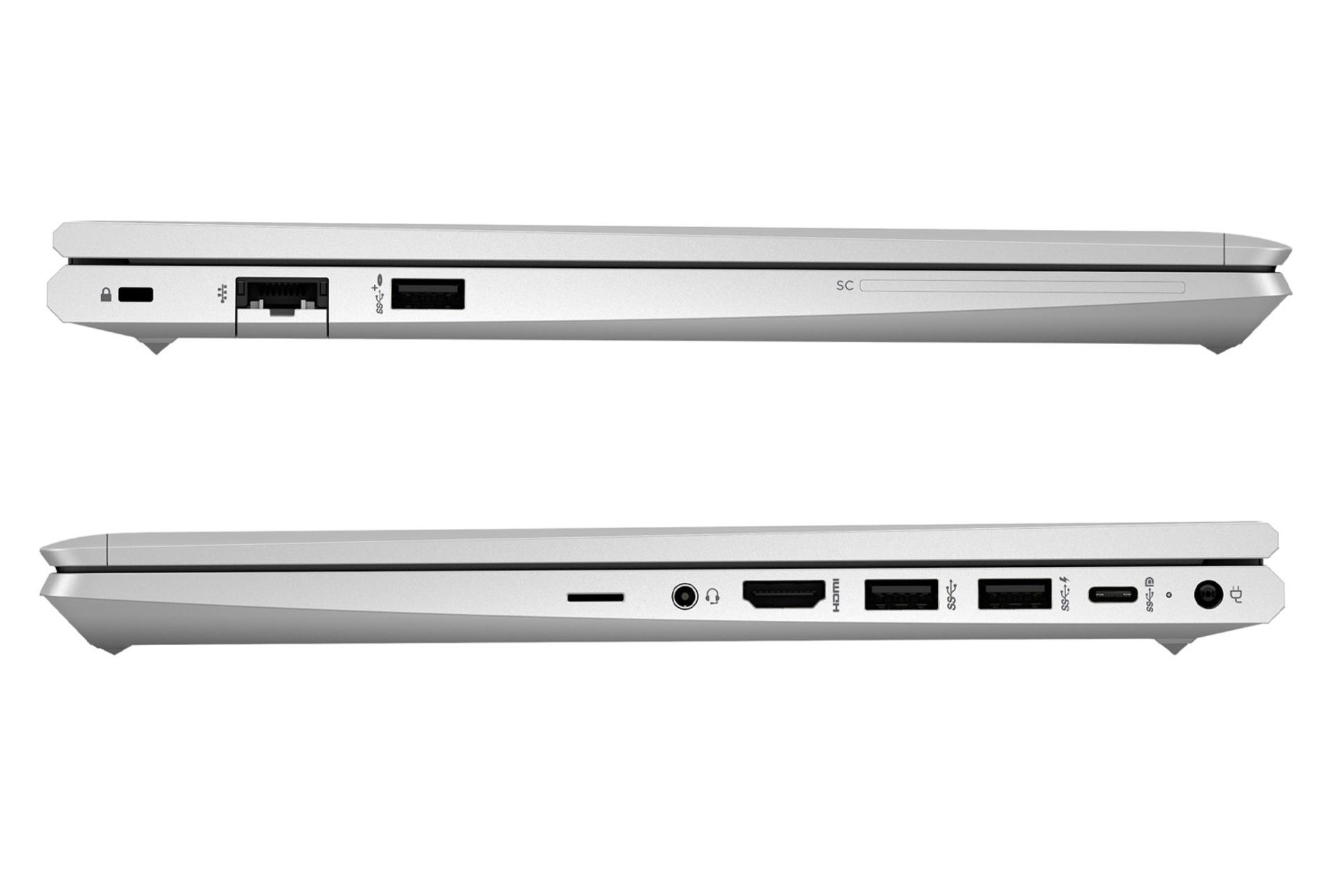 نمای کنار لپ تاپ EliteBook 645 G9 اچ پی