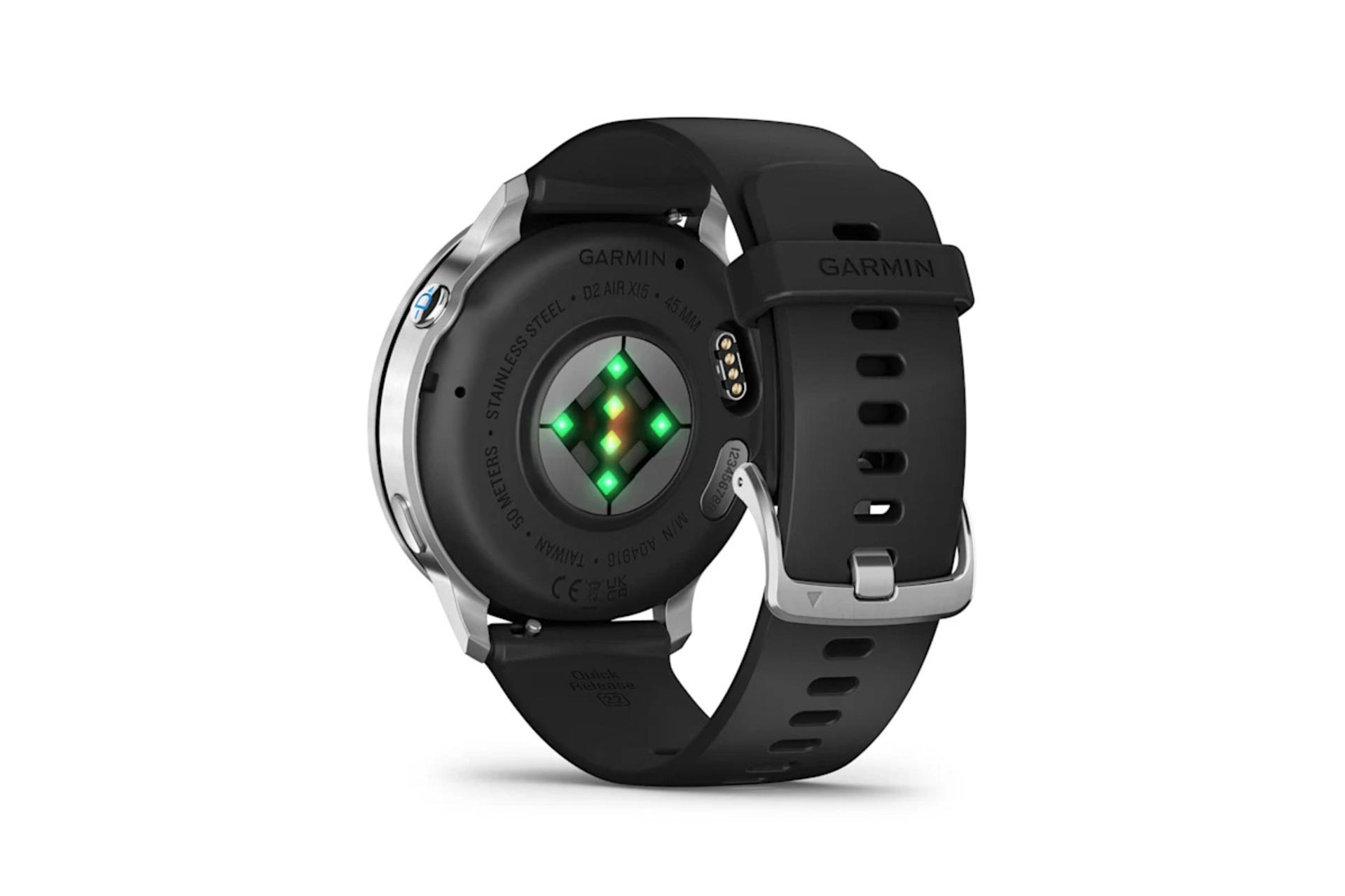 نمای پشت ساعت هوشمند گارمین D2 Air X15