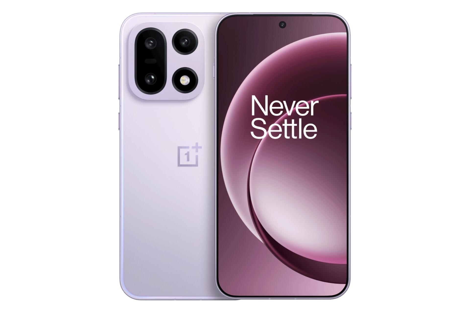 پنل جلو و پشت گوشی موبایل وان پلاس 15 ارغوانی / OnePlus 15