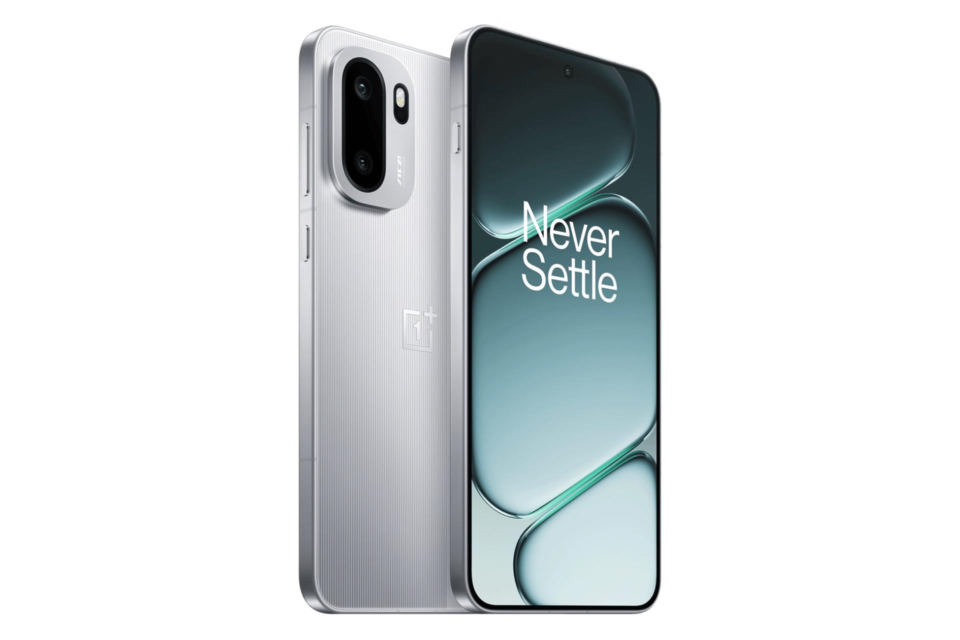 نمای جانبی گوشی موبایل وان پلاس Ace 6 نقره ای / OnePlus Ace 6