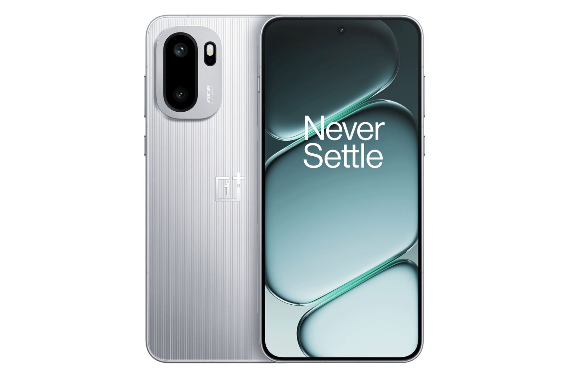 پنل جلو و پشت گوشی موبایل وان پلاس Ace 6 نقره ای / OnePlus Ace 6