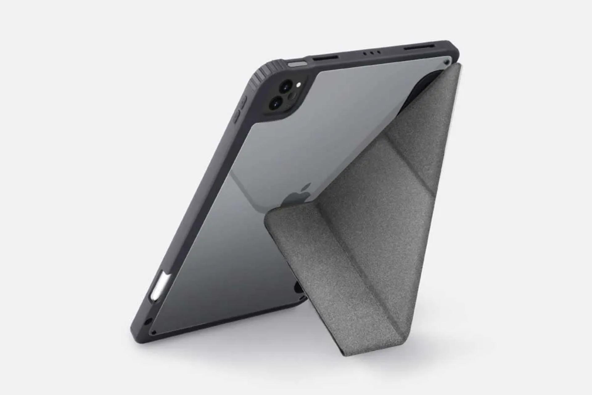 قاب تبلت کیف کلاسوری یونیک مدل Moven مناسب اپل iPad Pro 12.9 2022 / 2021