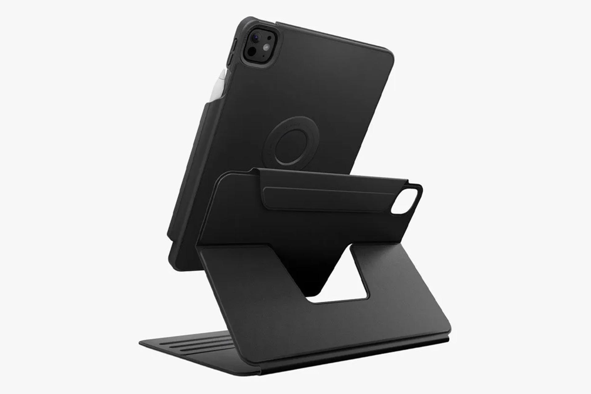 طراحی و ظاهر قاب تبلت کیف کلاسوری یونیک مدل Rovus SnapMount مناسب اپل iPad Pro 13 2024