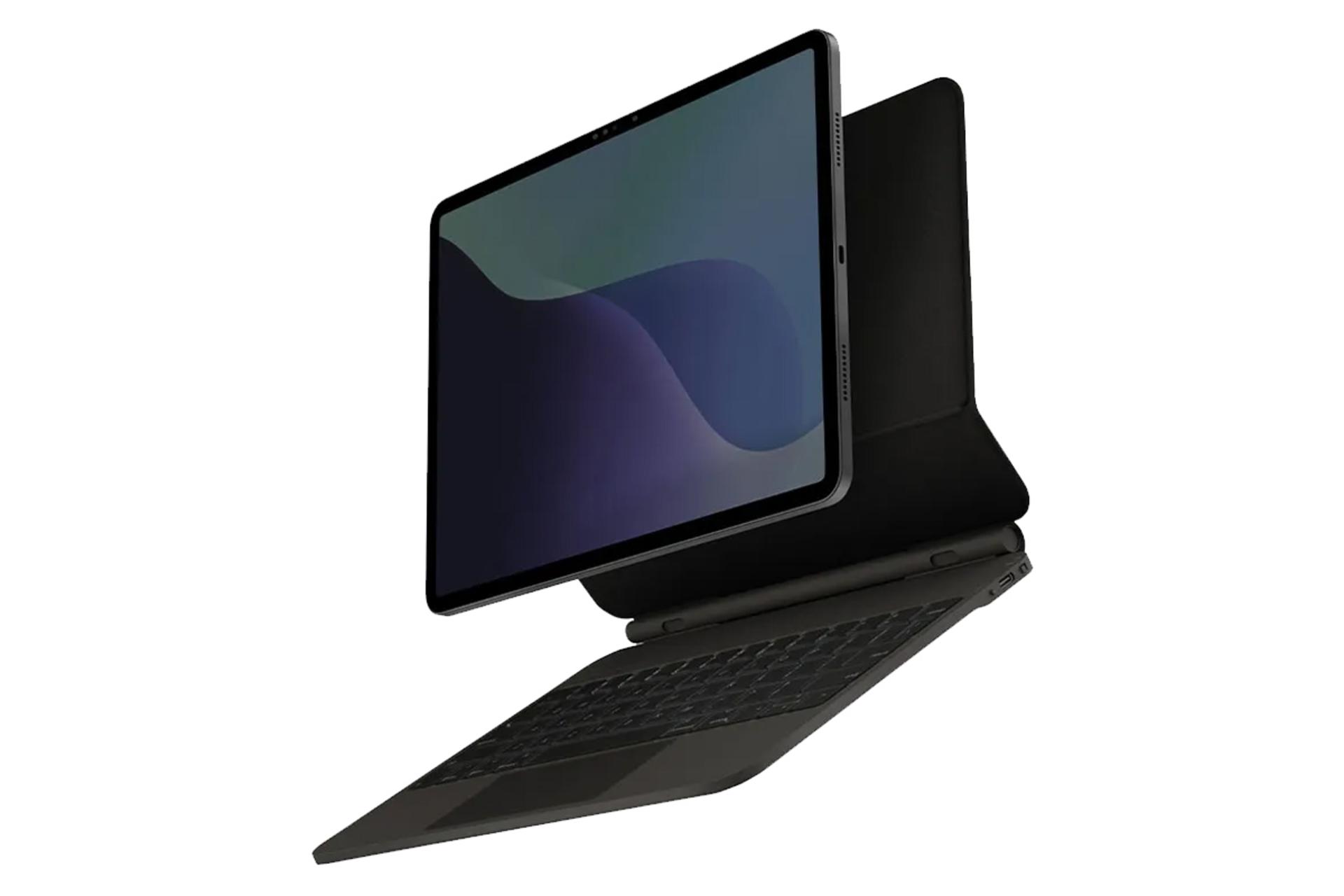 قاب تبلت کیف کلاسوری یونیک مدل Venno Pro مناسب اپل iPad Pro 13 2024 رنگ مشکیرنگ مشکی