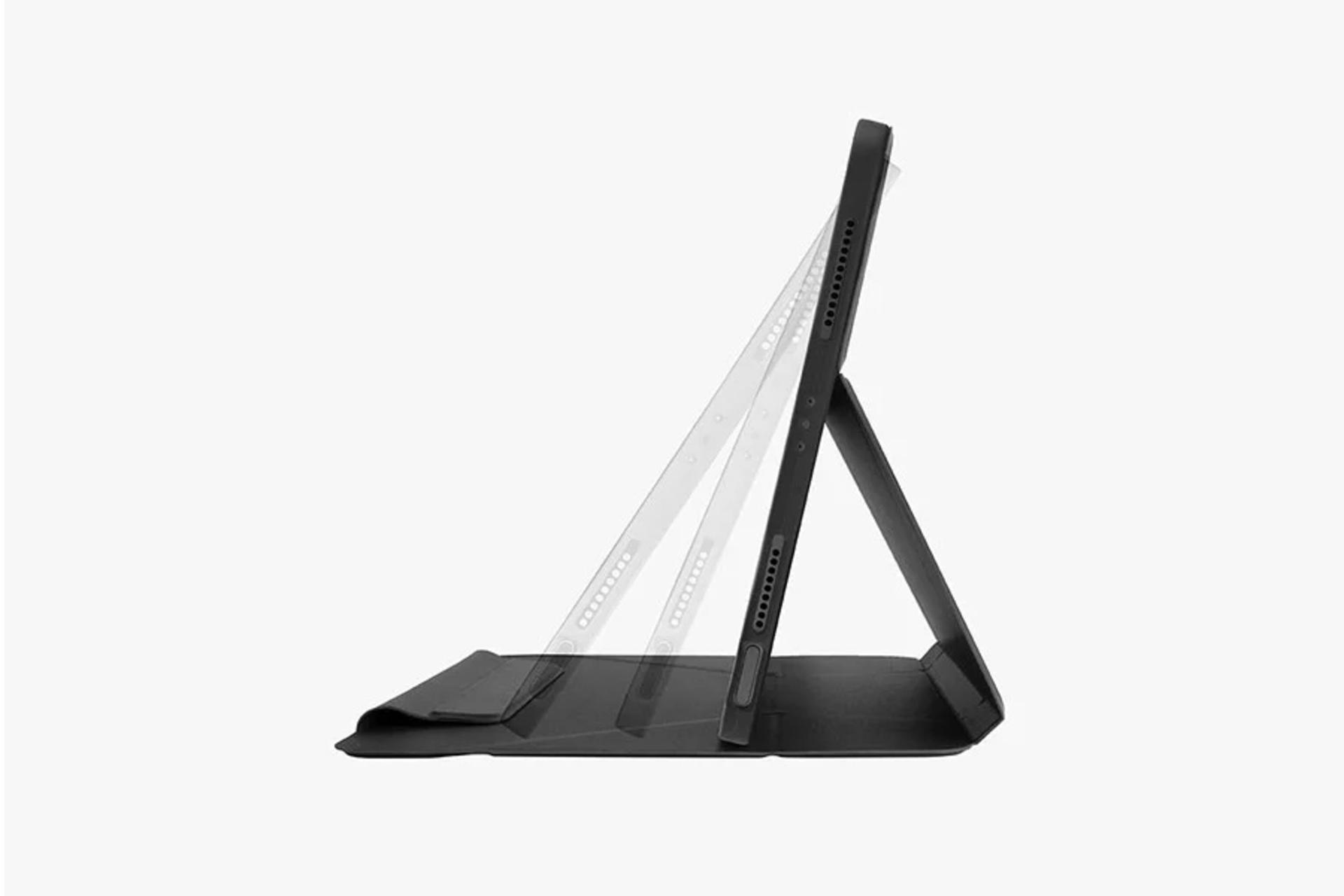 نمای کنار قاب تبلت کیف کلاسوری یونیک مدل Ryze مناسب اپل iPad Air 2022 / 2020 / Pro 11 2022 / 2021 / 2020