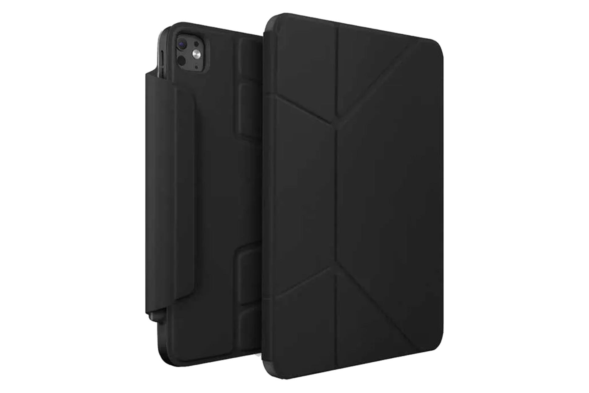 قاب تبلت کیف کلاسوری یونیک مدل Ryze 360 مناسب اپل iPad Pro 11 2024 رنگ مشکی