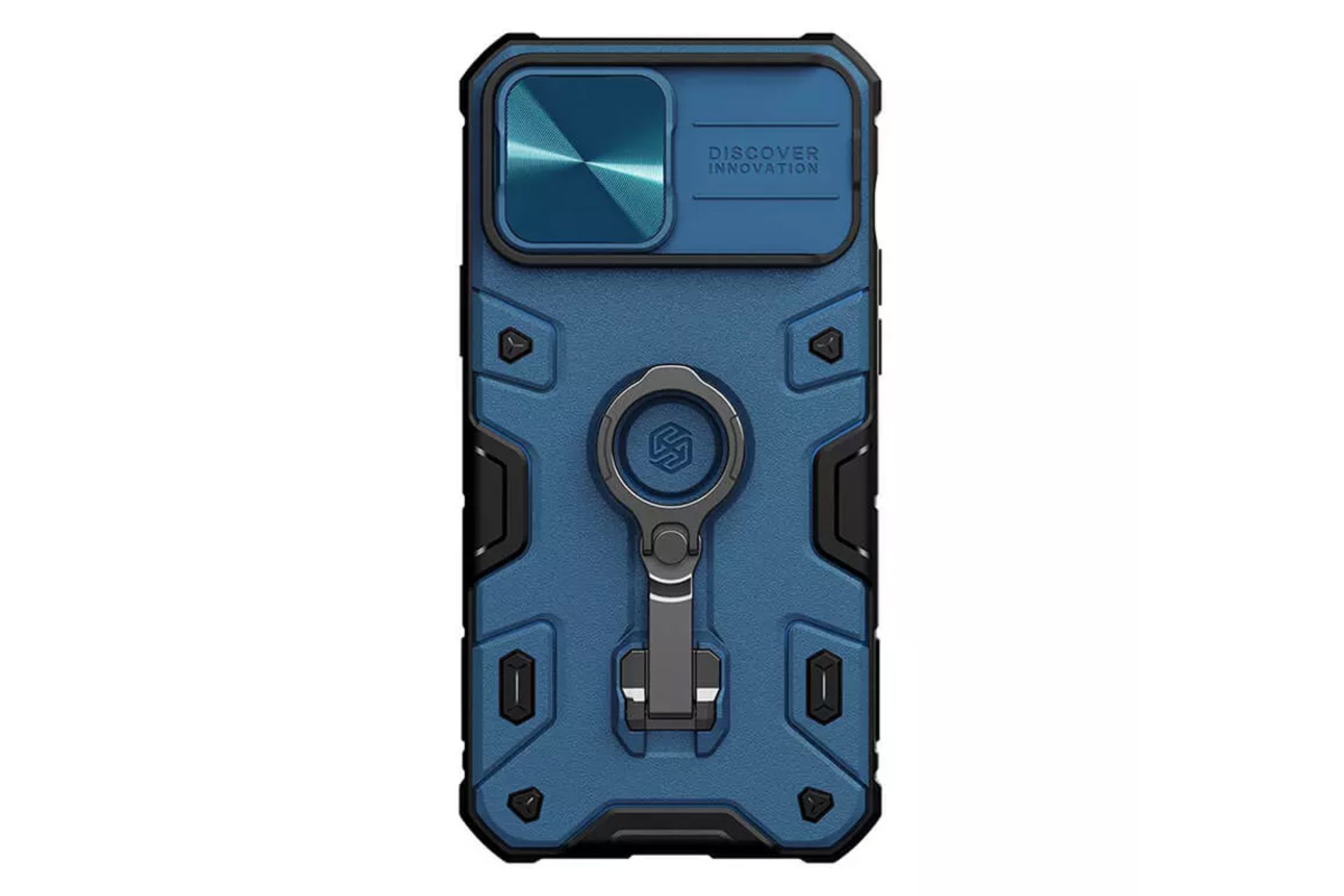 رنگ آبیر قاب گوشی نیلکین مدل CamShield Armor Pro مناسب اپل iPhone 13 Pro Max