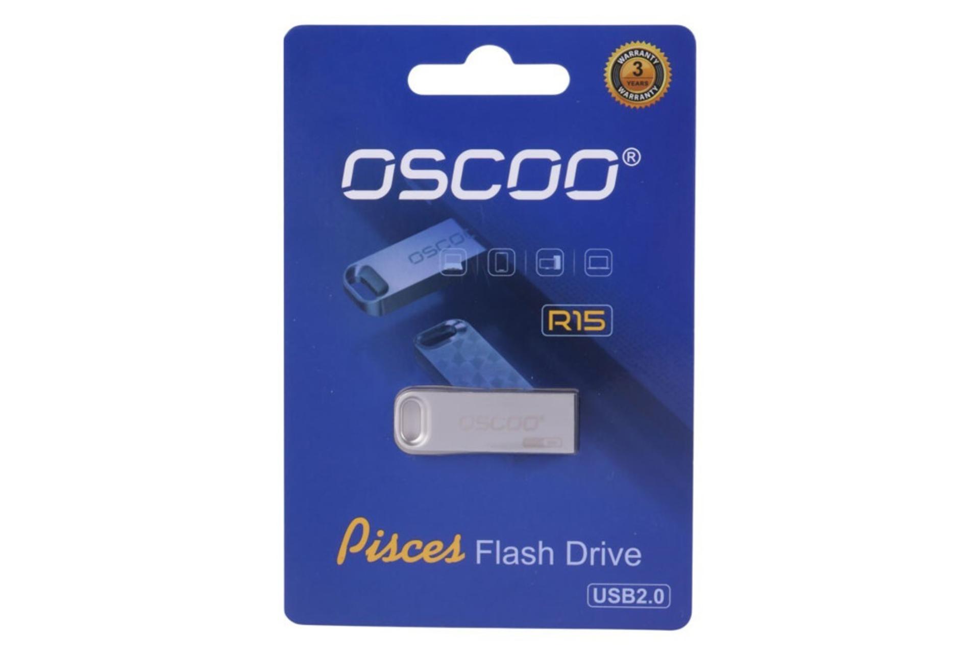 پکیج فلش مموری اسکو OSCOO R15 Pisces USB 2.0