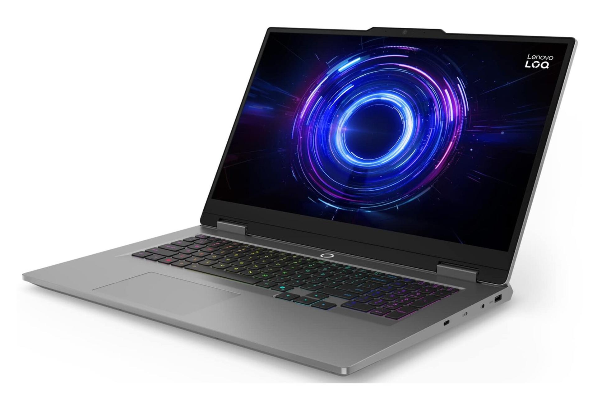 نمای سمت راست لپ تاپ LOQ 17IRX10 لنوو