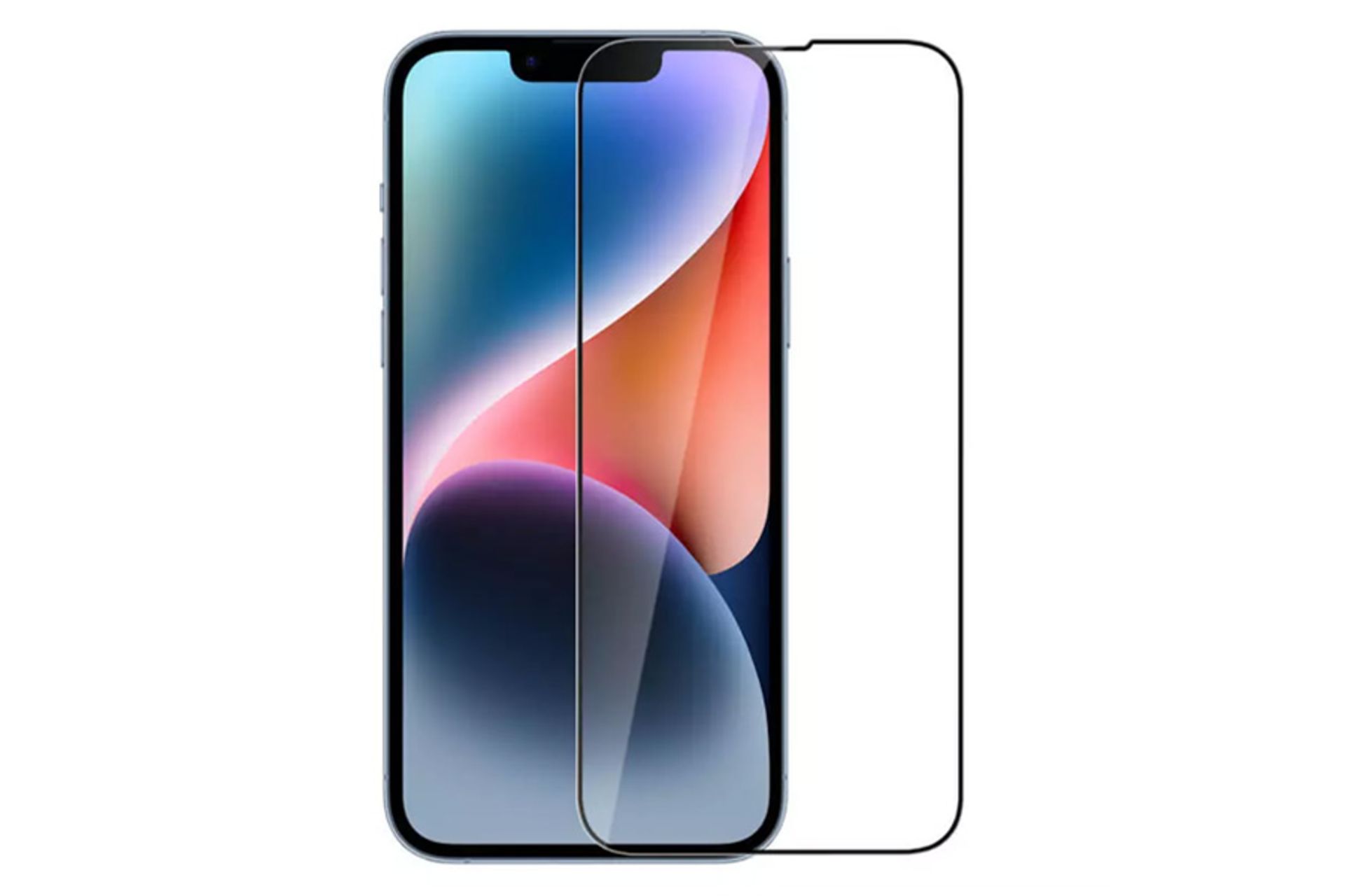 محافظ صفحه نمایش گوشی نیلکین مدل Amazing 2-in-1 HD مناسب اپل iPhone 14 / 13 به همراه محافظ لنز دوربین