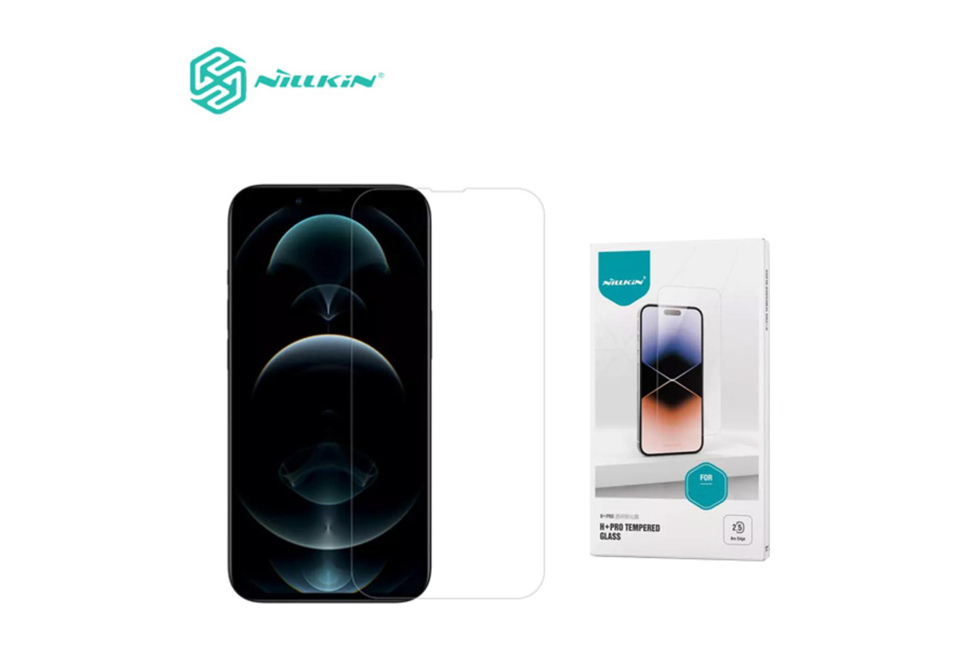 جعبه محافظ صفحه نمایش گوشی نیلکین مدل H+ Pro مناسب اپل iPhone 14 / 13 / 13 Pro