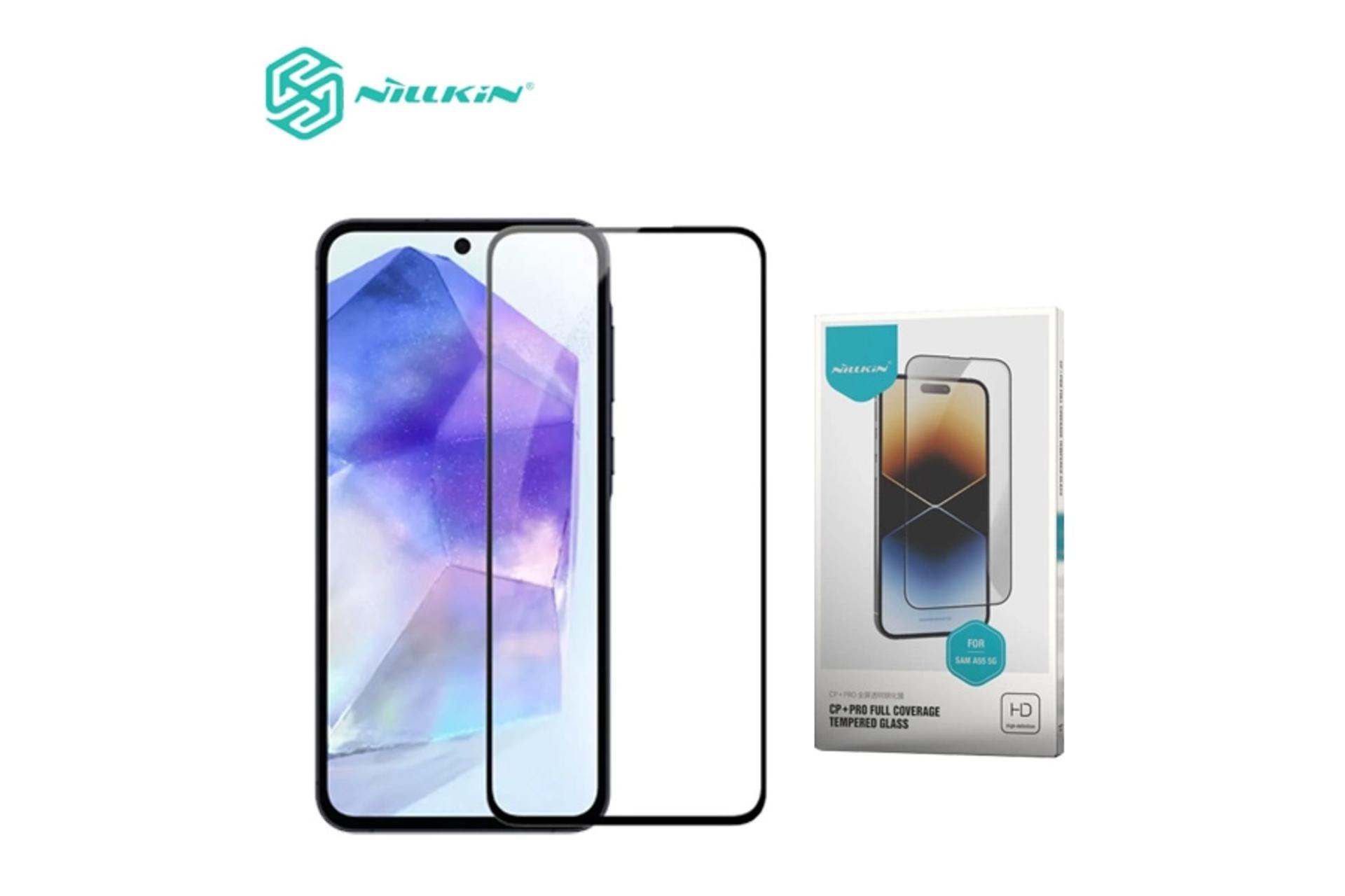 جعبه محافظ صفحه نمایش گوشی نیلکین مدل CP+ Pro مناسب سامسونگ Galaxy A55