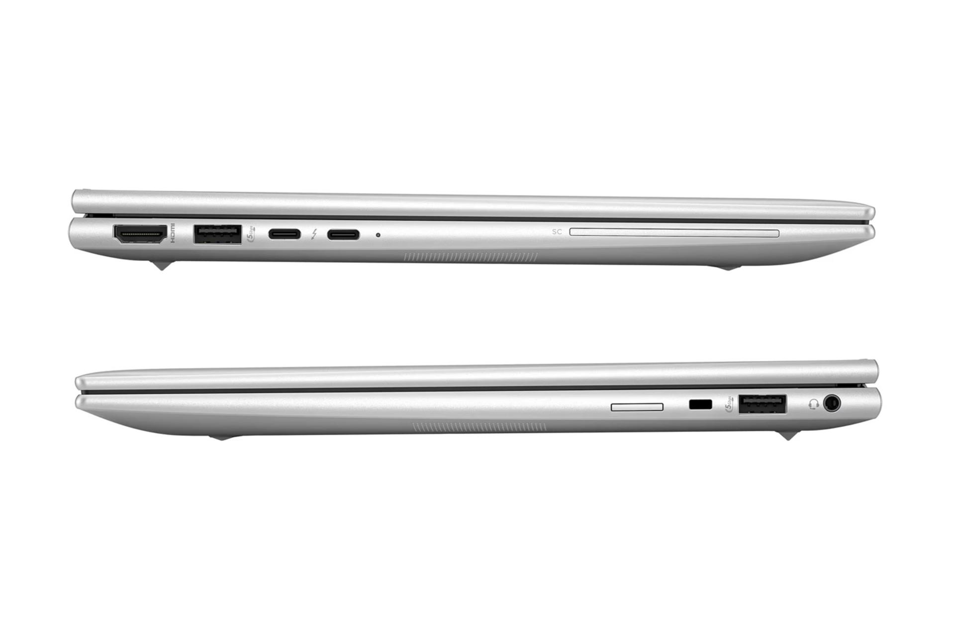 نمای کنار لپ تاپ EliteBook 830 G11 اچ پی