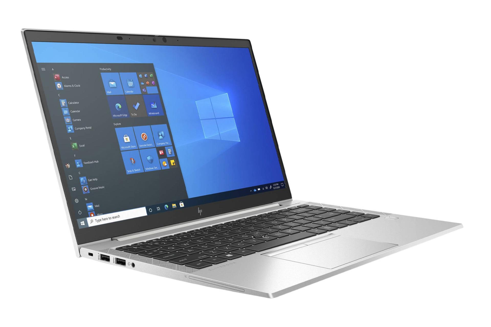 نمای سمت چپ لپ تاپ EliteBook 845 G8 اچ پی