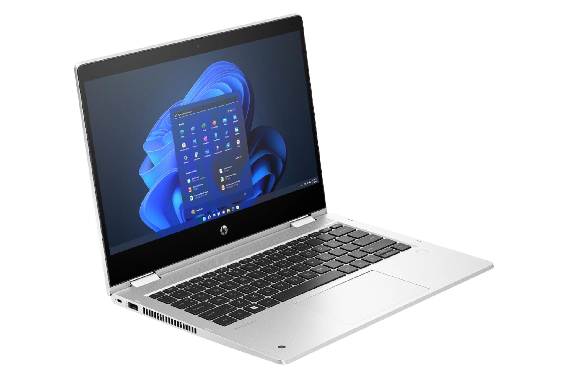 نمای سمت چپ لپ تاپ ProBook x360 435 G8 اچ پی