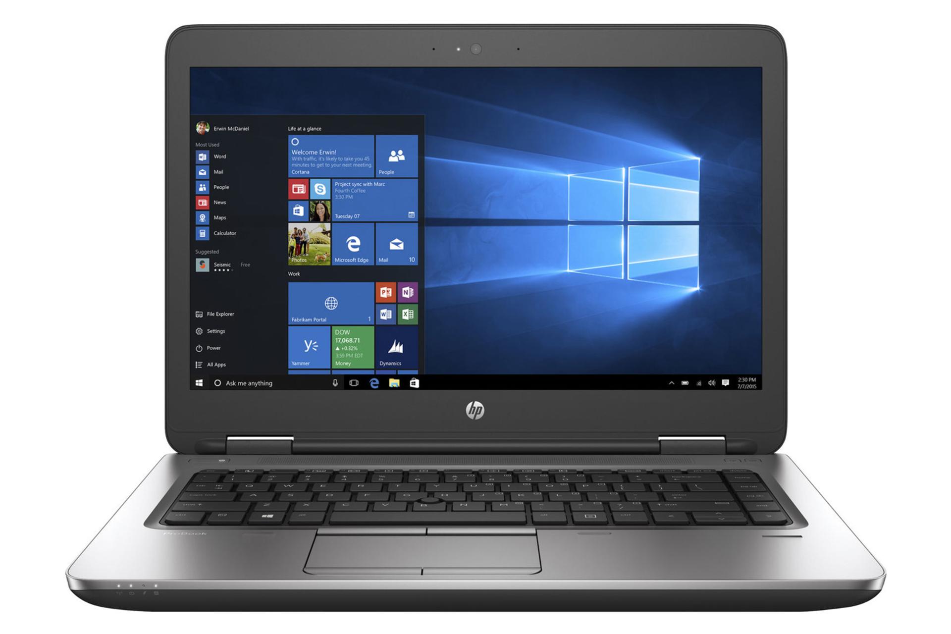 لپ تاپ ProBook 650 G3 اچ پی نمای روبرو