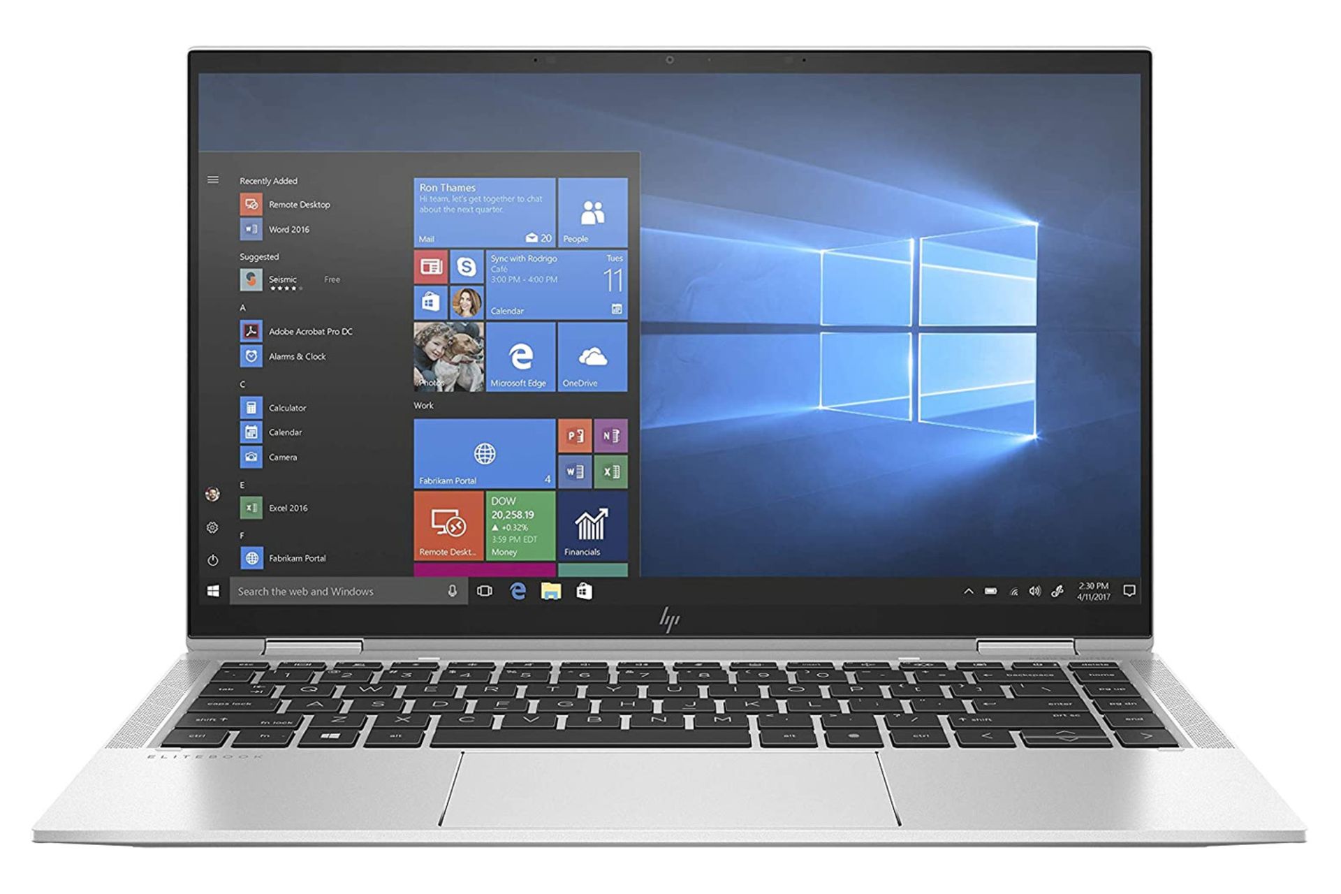 لپ تاپ EliteBook x360 1040 G7 اچ پی نمای روبرو