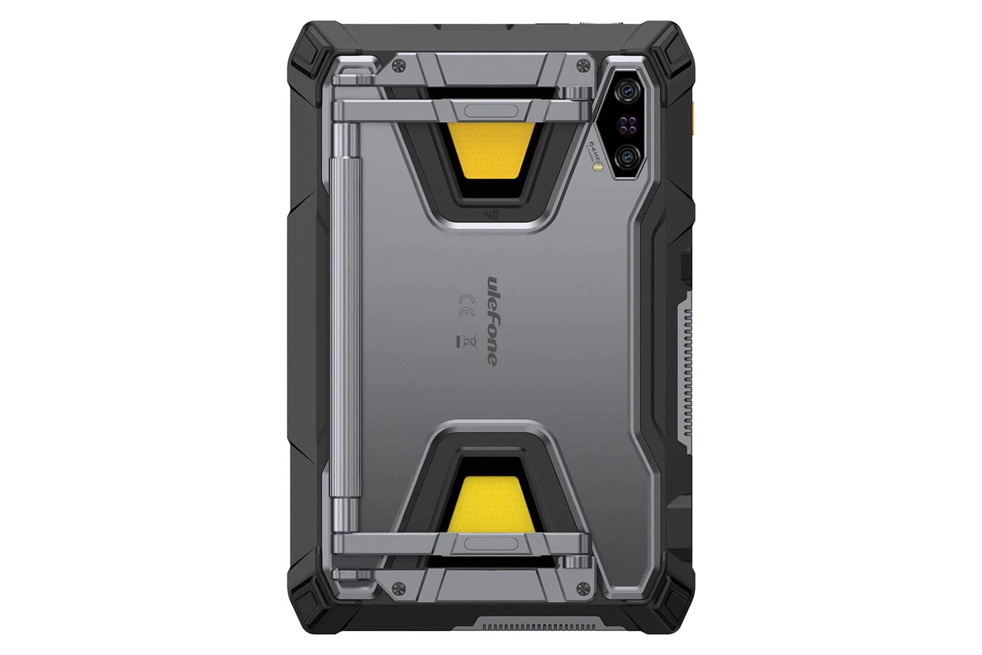 نمای پنل پشت تبلت آرمور پد 5 اولترا یولفون / Ulefone Armor Pad 5 Ultra با نمایش لوگو و دوربین