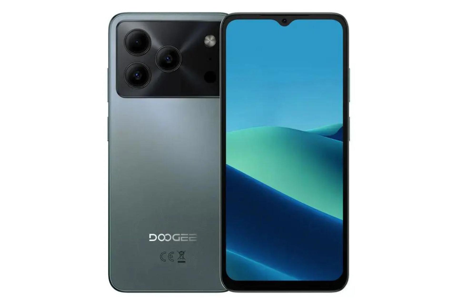 پنل جلو و پشت گوشی موبایل Note 56 پرو دوجی سبز / Doogee Note 56 Pro