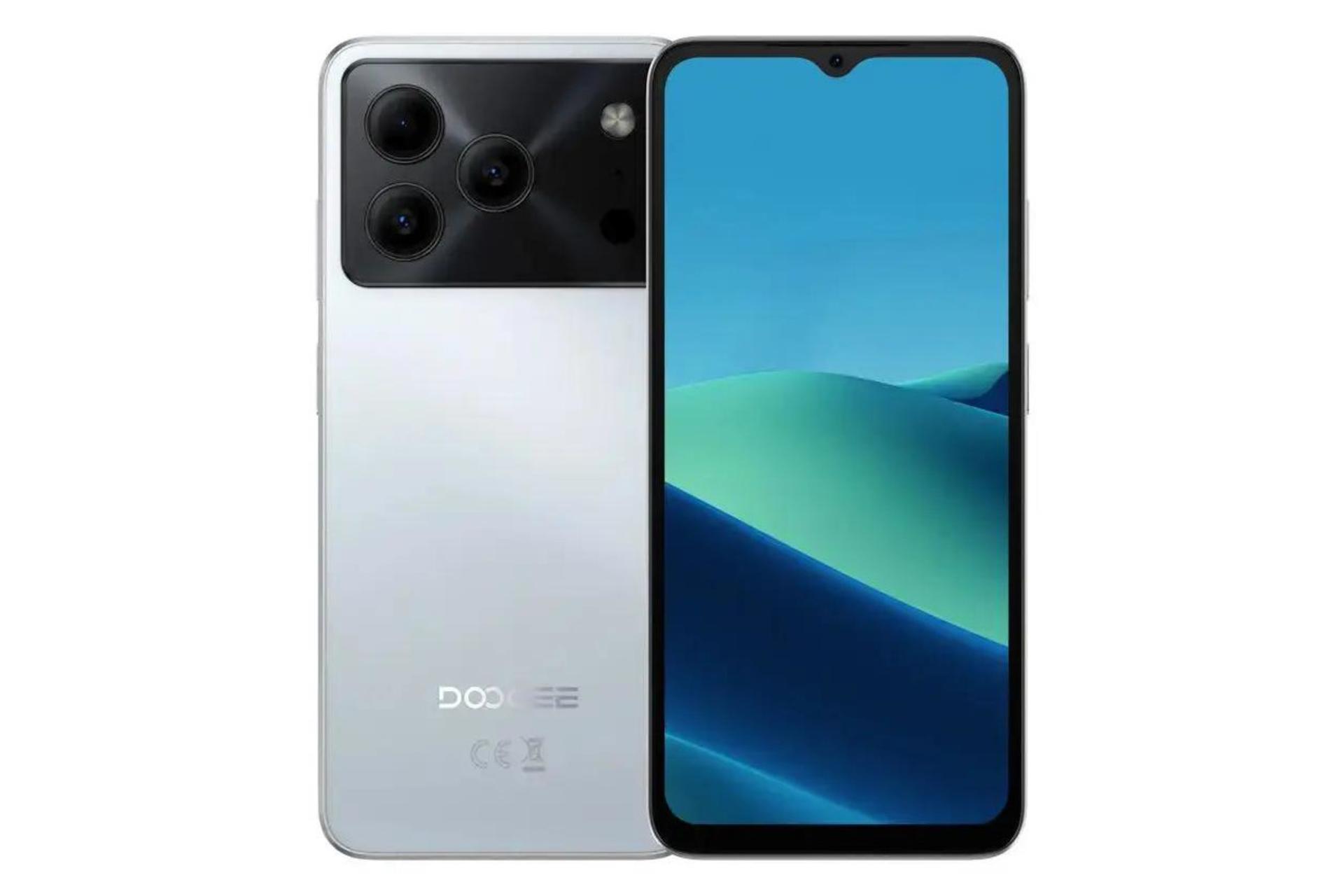 پنل جلو و پشت گوشی موبایل Note 56 پرو دوجی سفید / Doogee Note 56 Pro