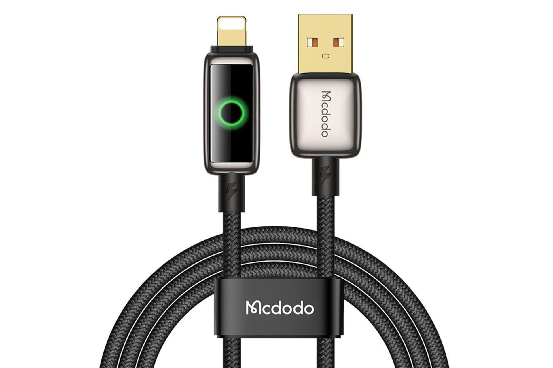 کابل شارژ USB مک دودو Type-A به Lightning مدل CA-6590 با طول 1.2 متر رنگ مشکی