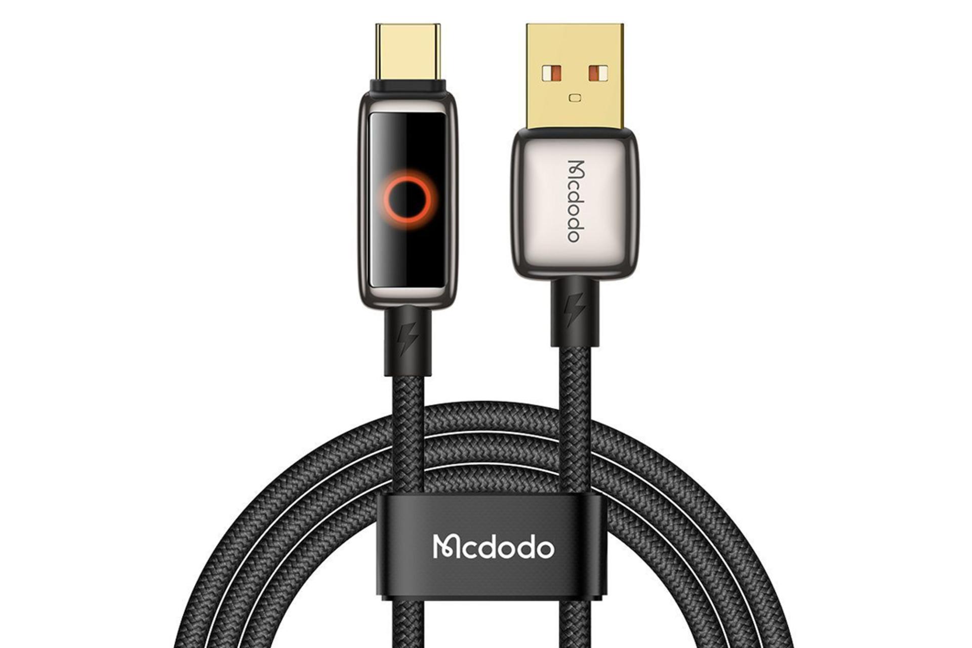 کابل شارژ USB مک دودو Type-A به Type-C مدل CA-6650 با طول 1.2 متر رنگ مشکی