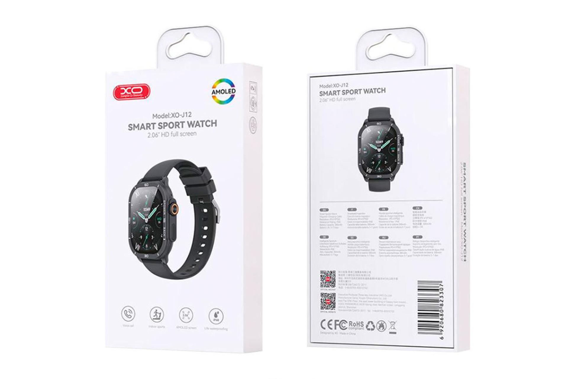 جعبه ساعت هوشمند ایکس او J12