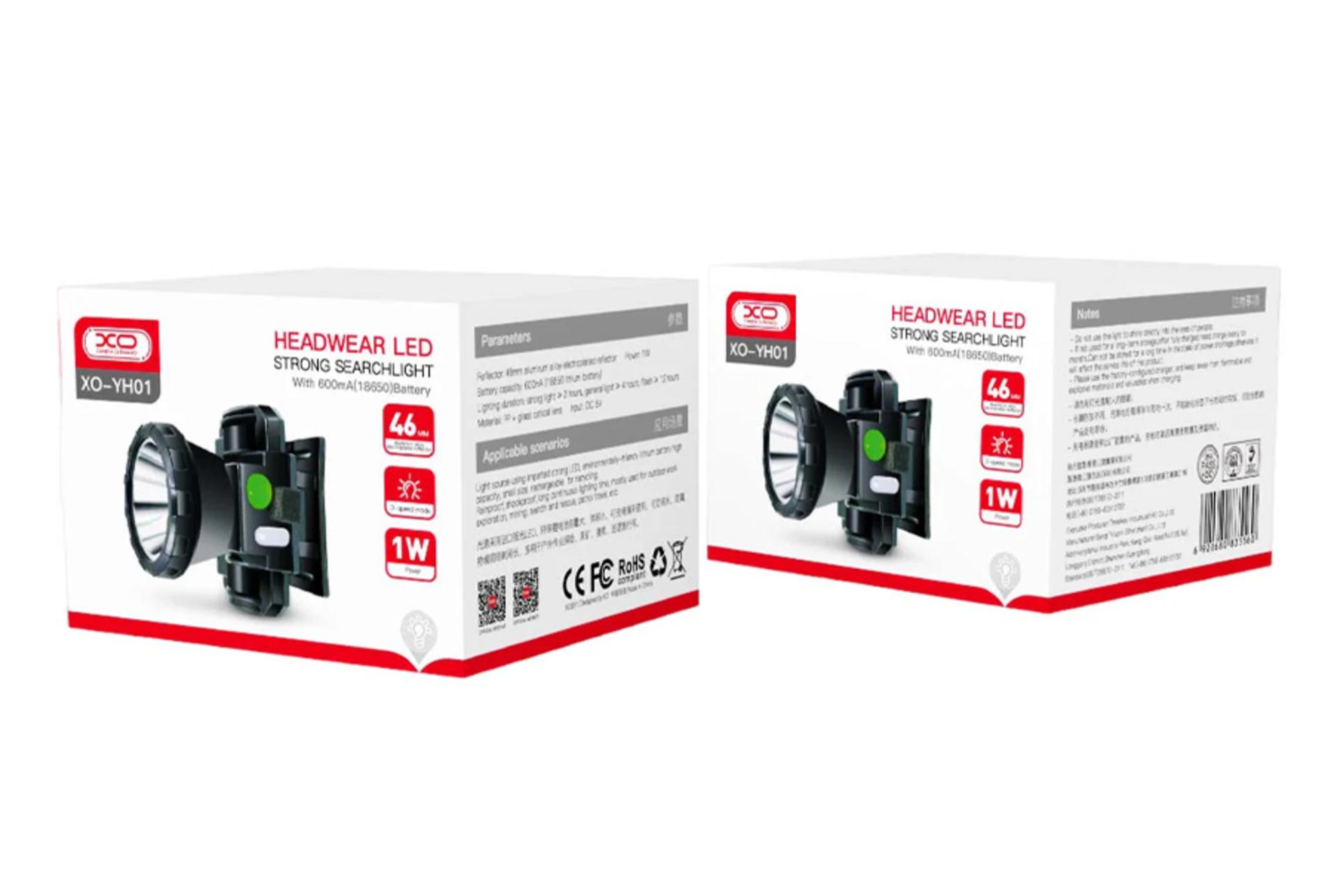 جعبه چراغ پیشانی ایکس او YH01