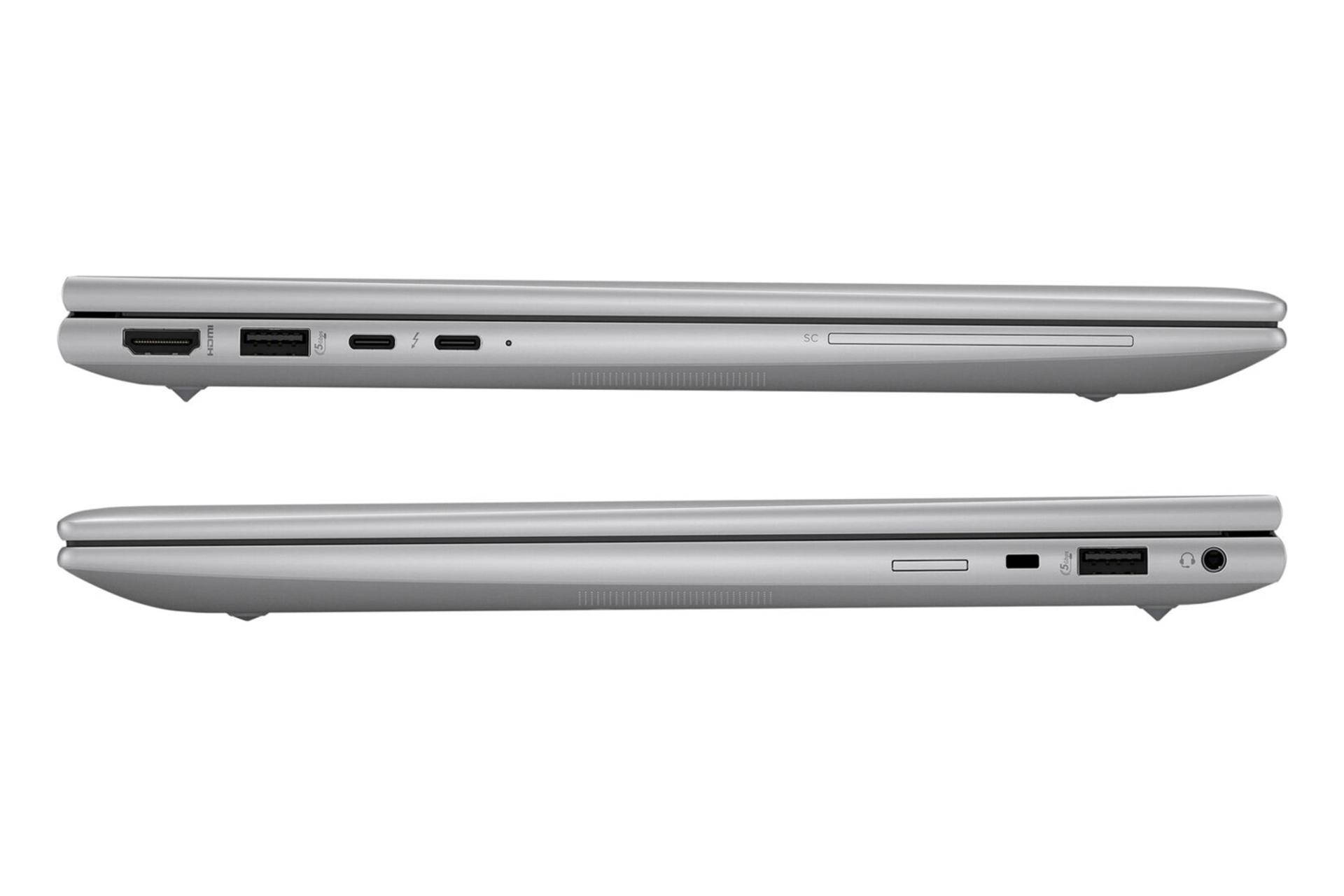 نمای کنار لپ تاپ ZBook Firefly 14 G11 اچ پی