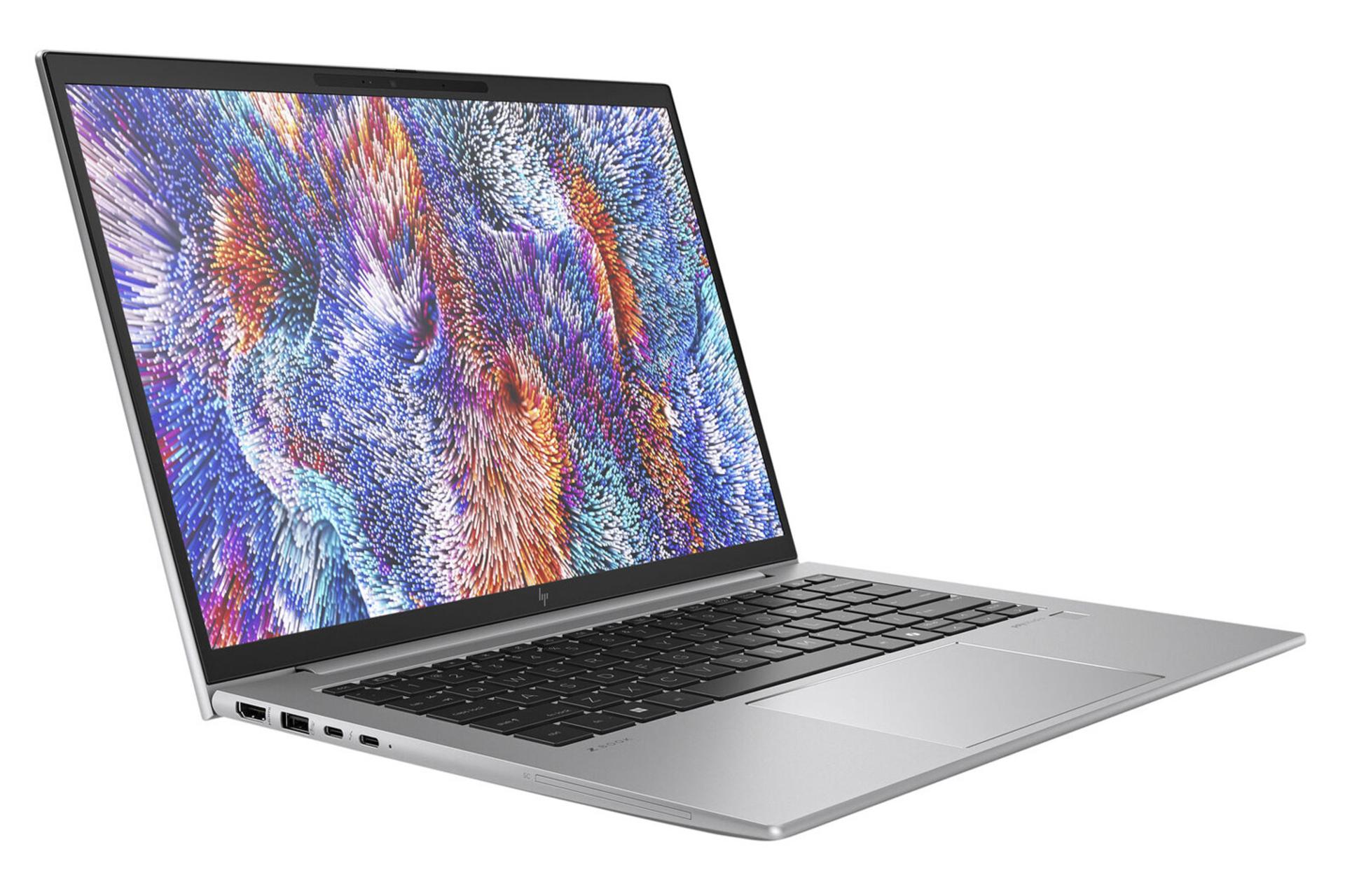 نمای سمت چپ لپ تاپ ZBook Firefly 14 G11 اچ پی