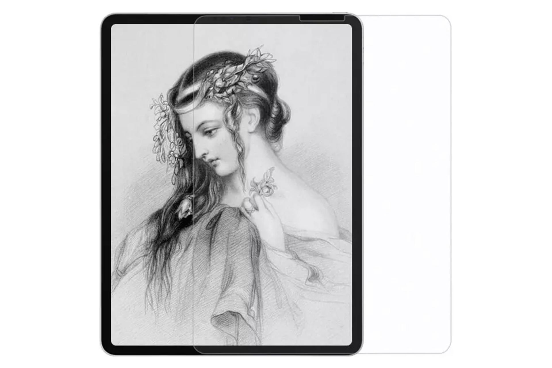 شفافیت محافظ صفحه نمایش تبلت نیلکین مدل Antiglare AG Paper-like مناسب اپل iPad Pro 11 / Air / Air 10.9