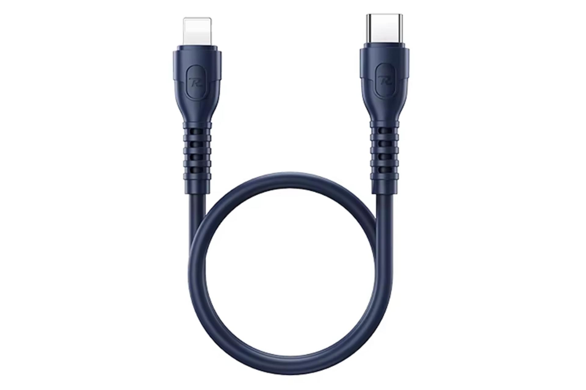کابل شارژ USB ریمکس Type-C به Lightning مدل RC-C022 با طول 0.3 متر