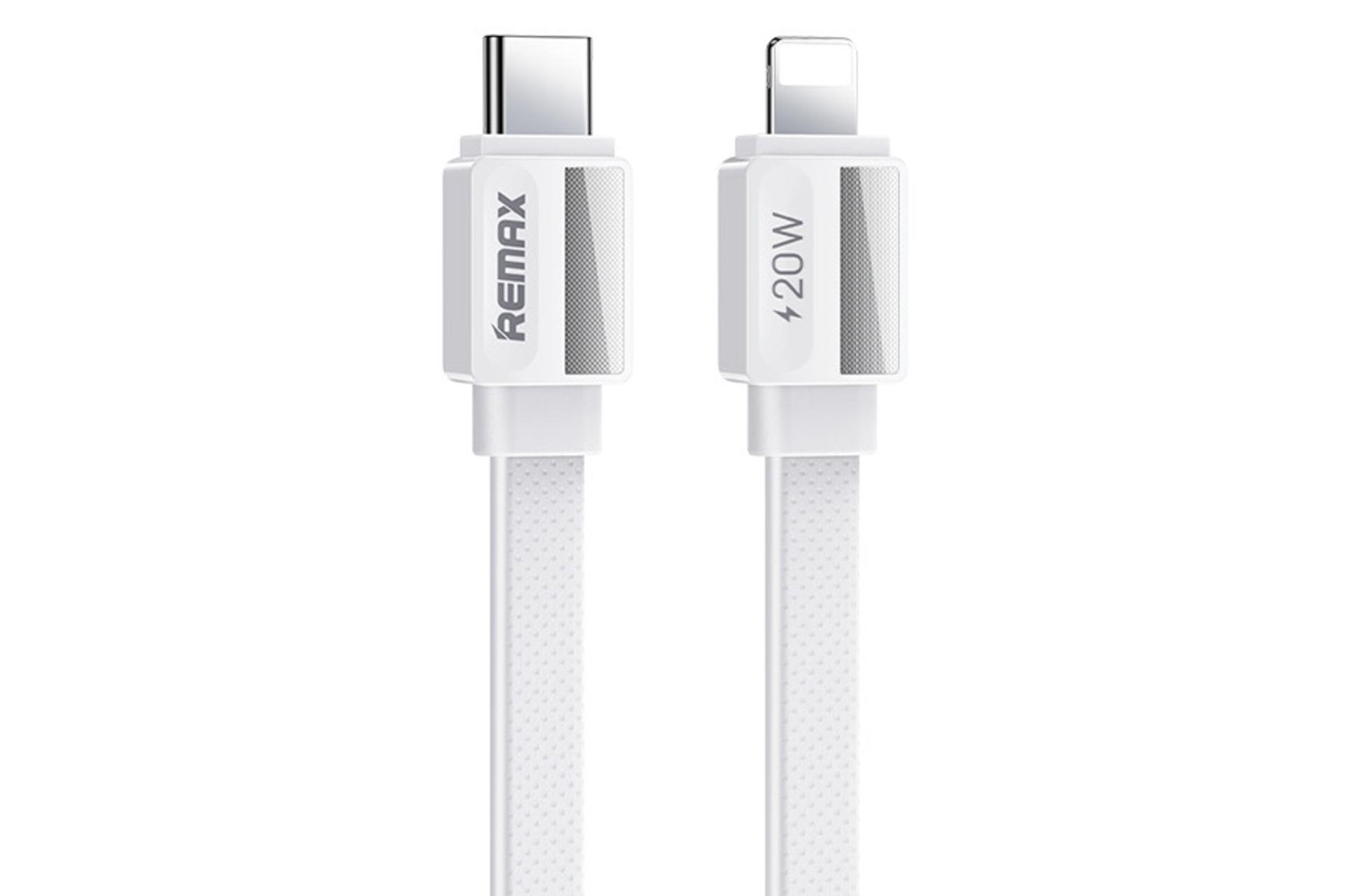 کابل شارژ USB ریمکس Type-C به Lightning مدل RC-C050 با طول 1 متر