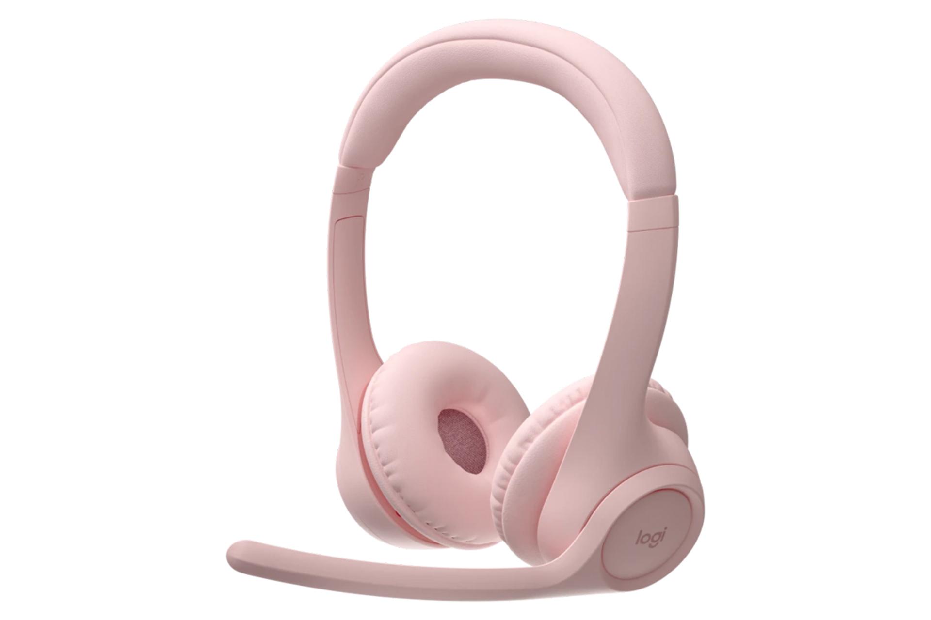 هدفون لاجیتک Zone 300 رنگ صورتی