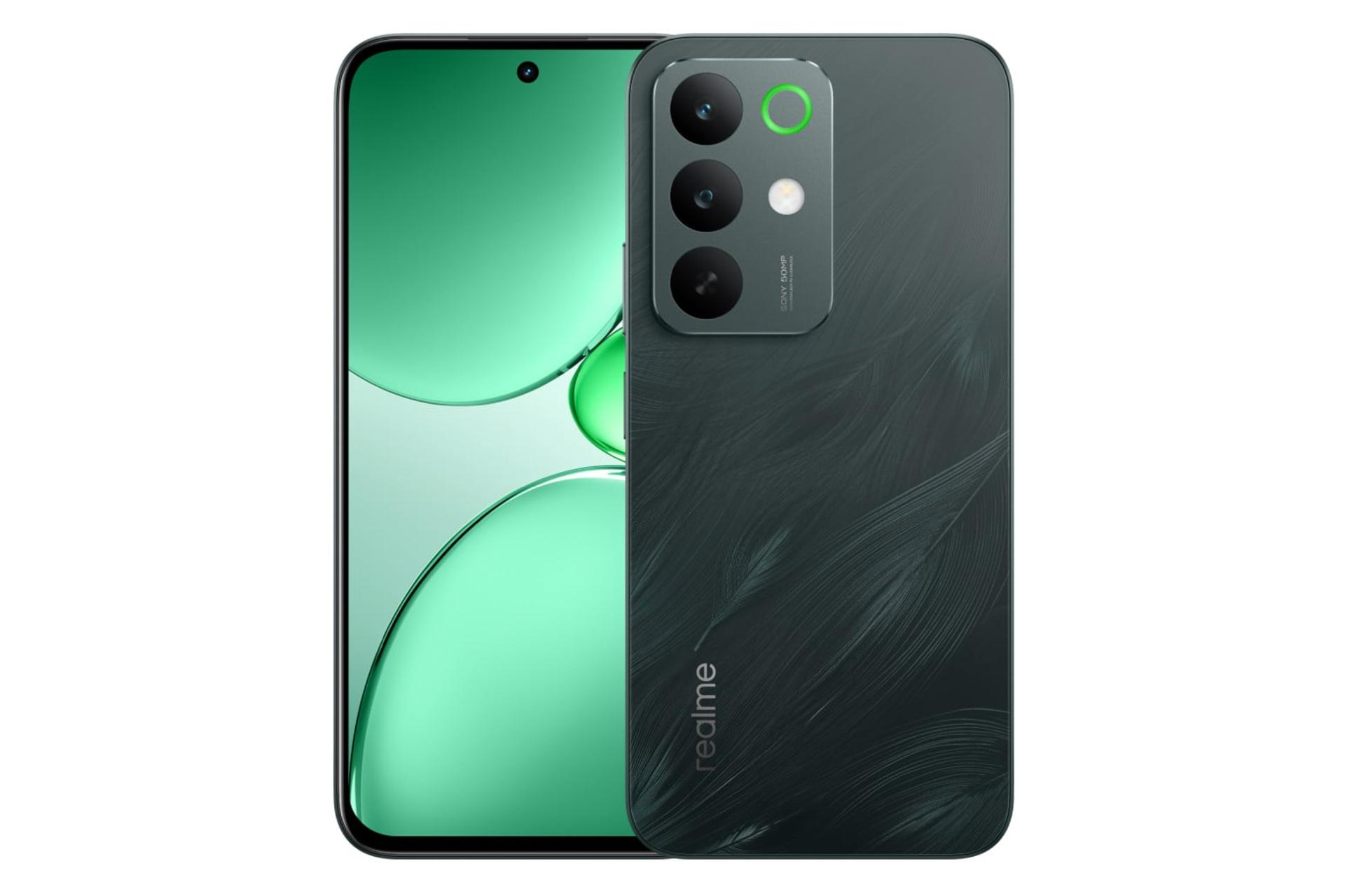 پنل جلو و پشت گوشی موبایل ریلمی Realme C85 سبز