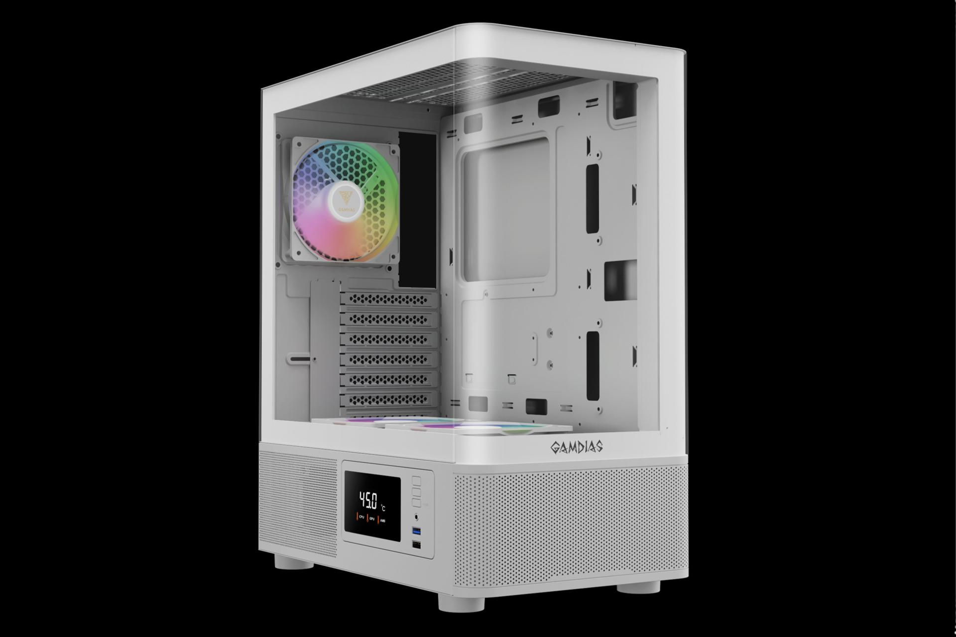 نمای سمت چپ کیس کامپیوتر گیم دیاس ATLAS E2 CG