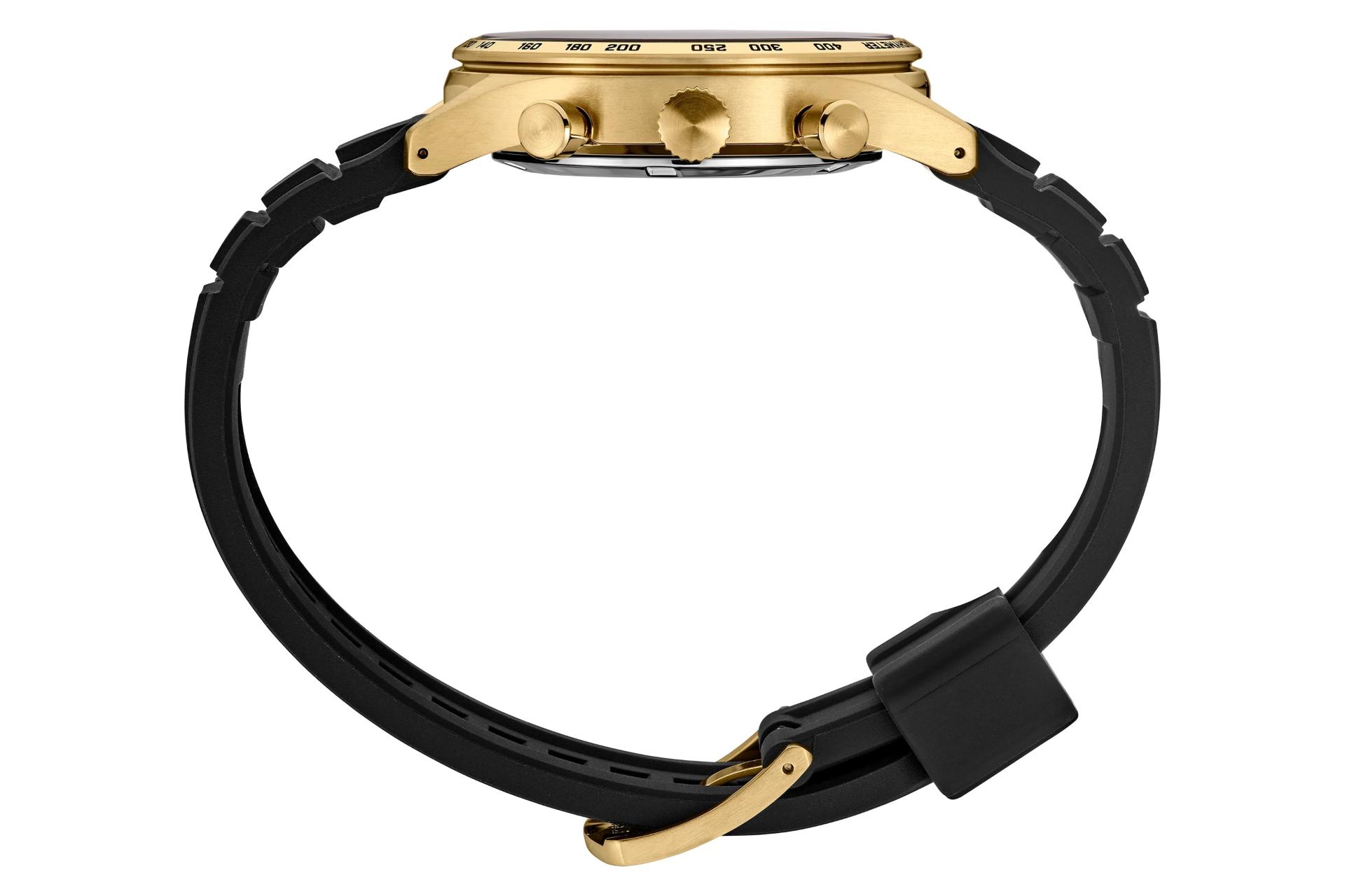 نمای کناری ساعت مچی مردانه سیکو Discover More SSB446 با نمایش بند و پیچ تنظیم