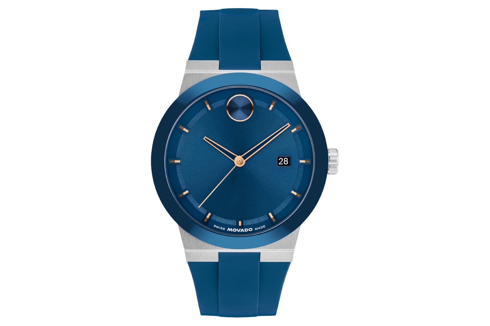 نمای جلوی ساعت مچی مردانه موادو BOLD Fusion 3601140 با نمایش عقربه‌ها