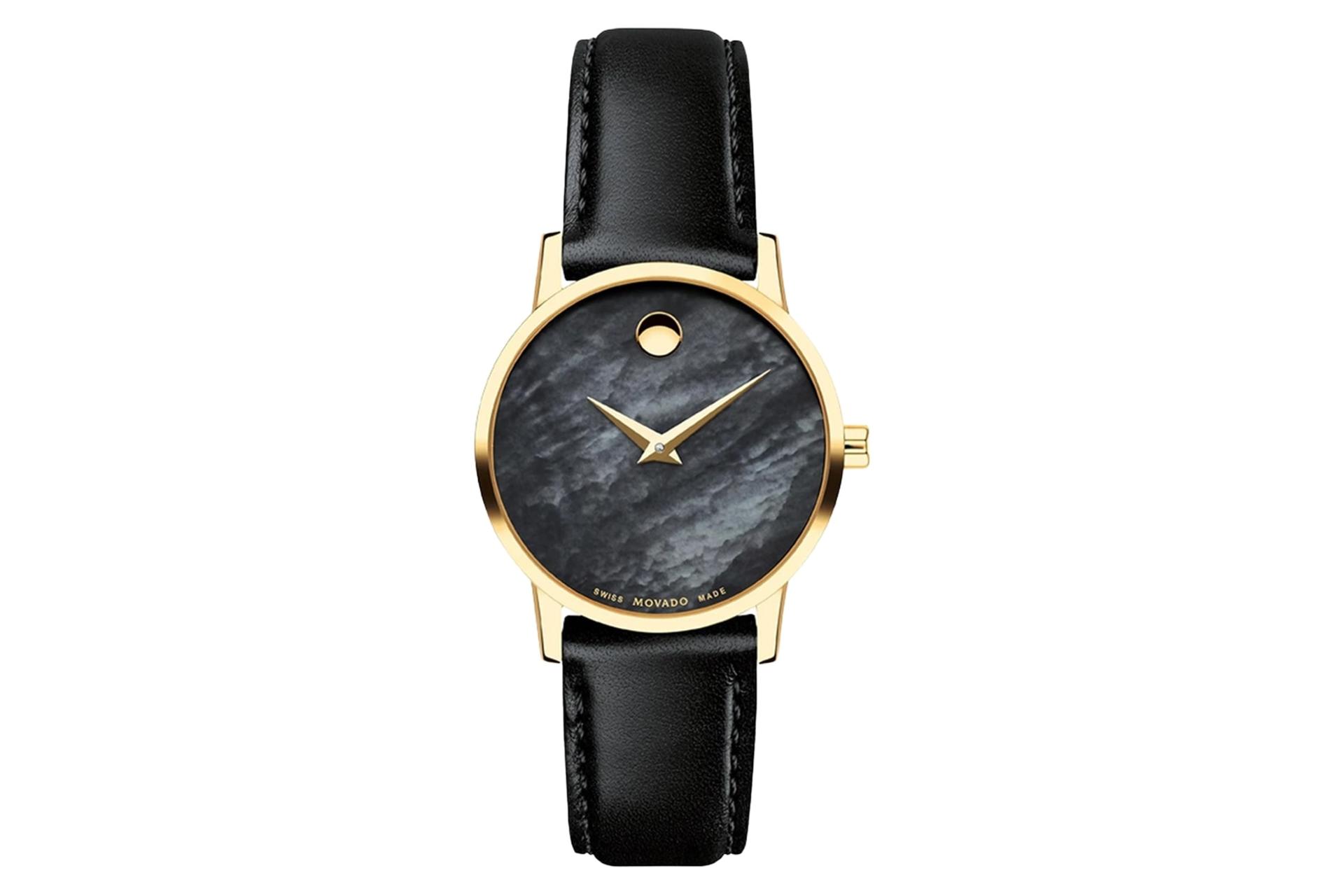 نمای جلوی ساعت مچی زنانه موادو Museum Classic 607564 با نمایش عقربه‌ها