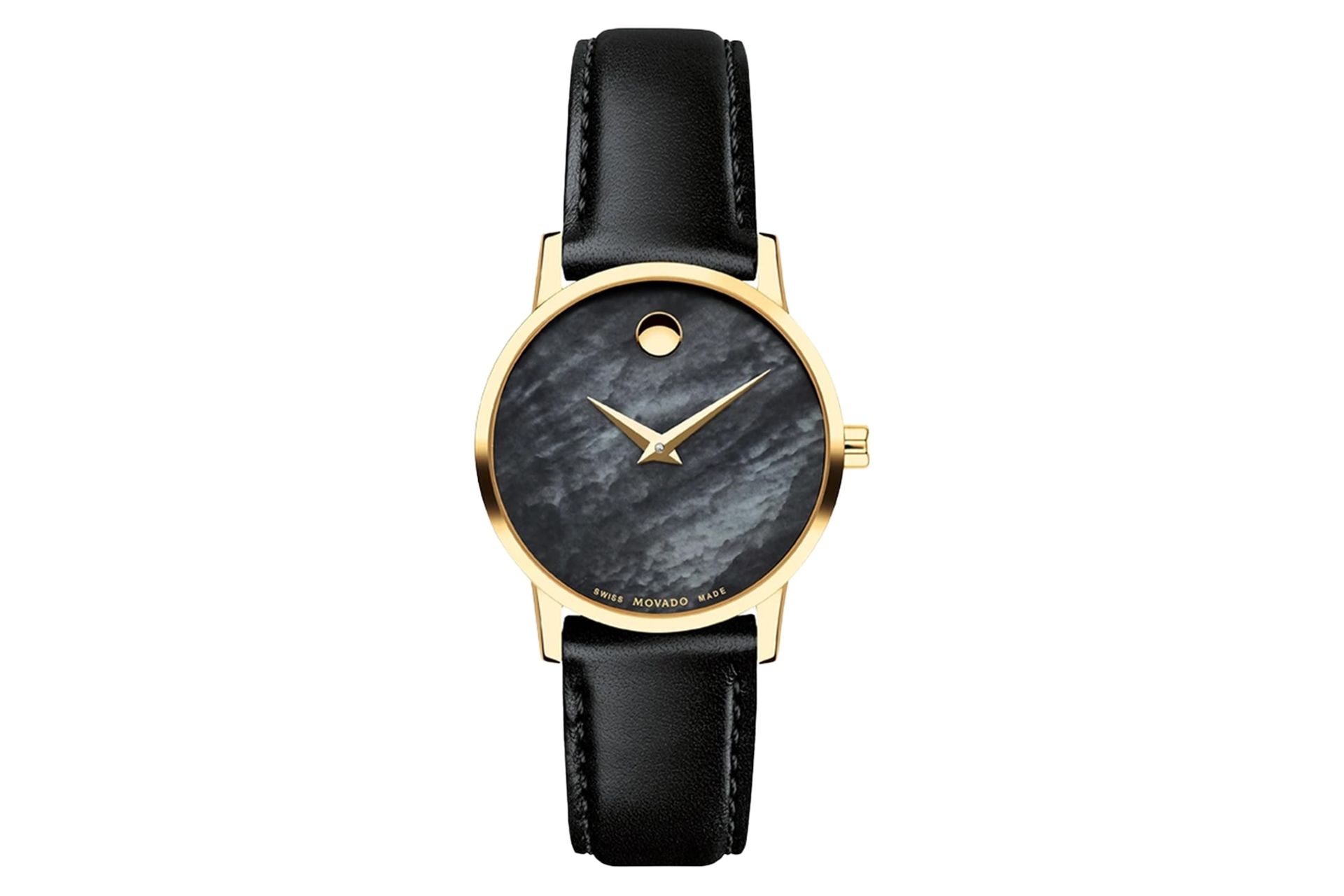 نمای جلوی ساعت مچی زنانه موادو Museum Classic 607564 با نمایش عقربه‌ها