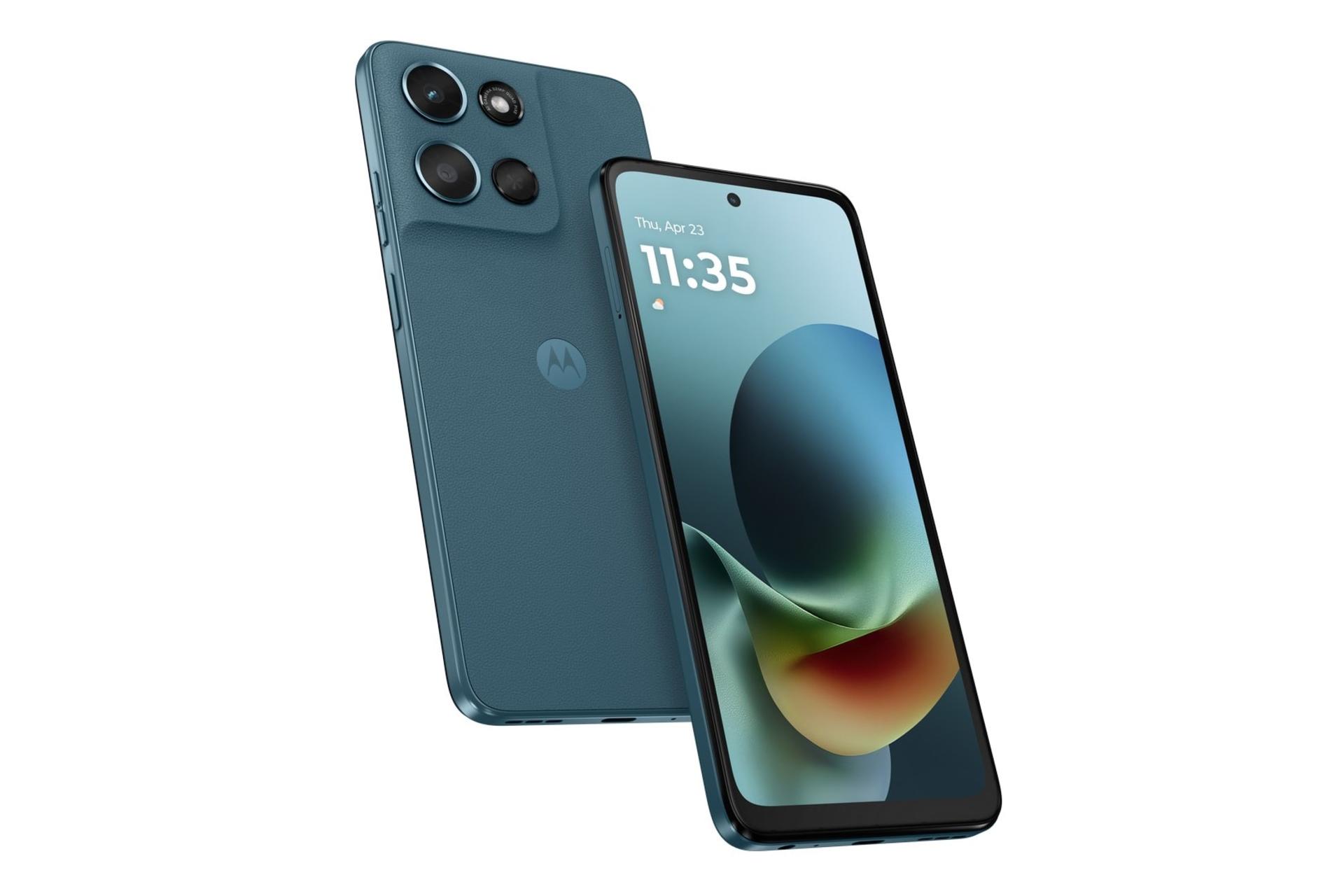 نمایش جانبی گوشی موبایل موتو G Play موتورولا نسخه 2026 سبز تیره / Motorola Moto G Play 2026