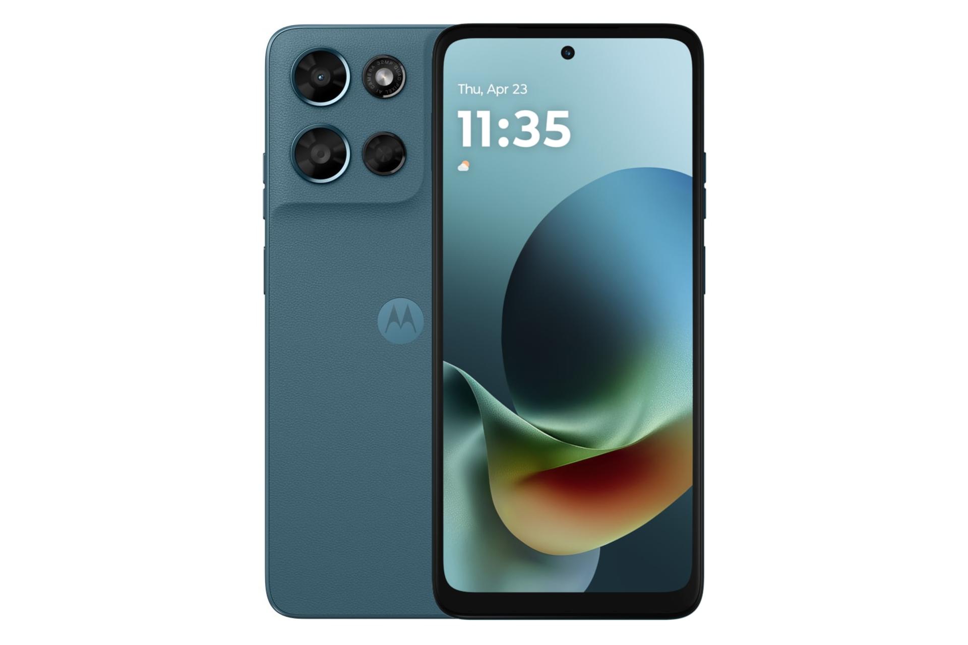 پنل جلو و پشت گوشی موبایل موتو G Play موتورولا نسخه 2026 سبز تیره / Motorola Moto G Play 2026