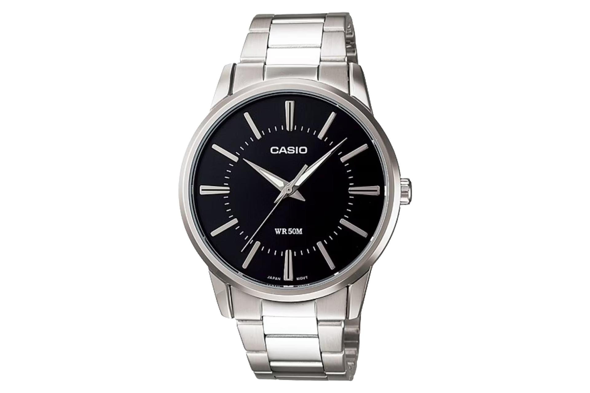 نمای جلوی ساعت مچی زنانه کاسیو Analog LTP-1303D-1A با نمایش فریم و صفحه